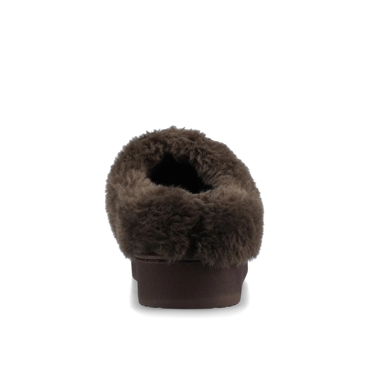 BLAIR SLIPPERS IN FAUX SUEDE - Brown Faux Suede - Image 6