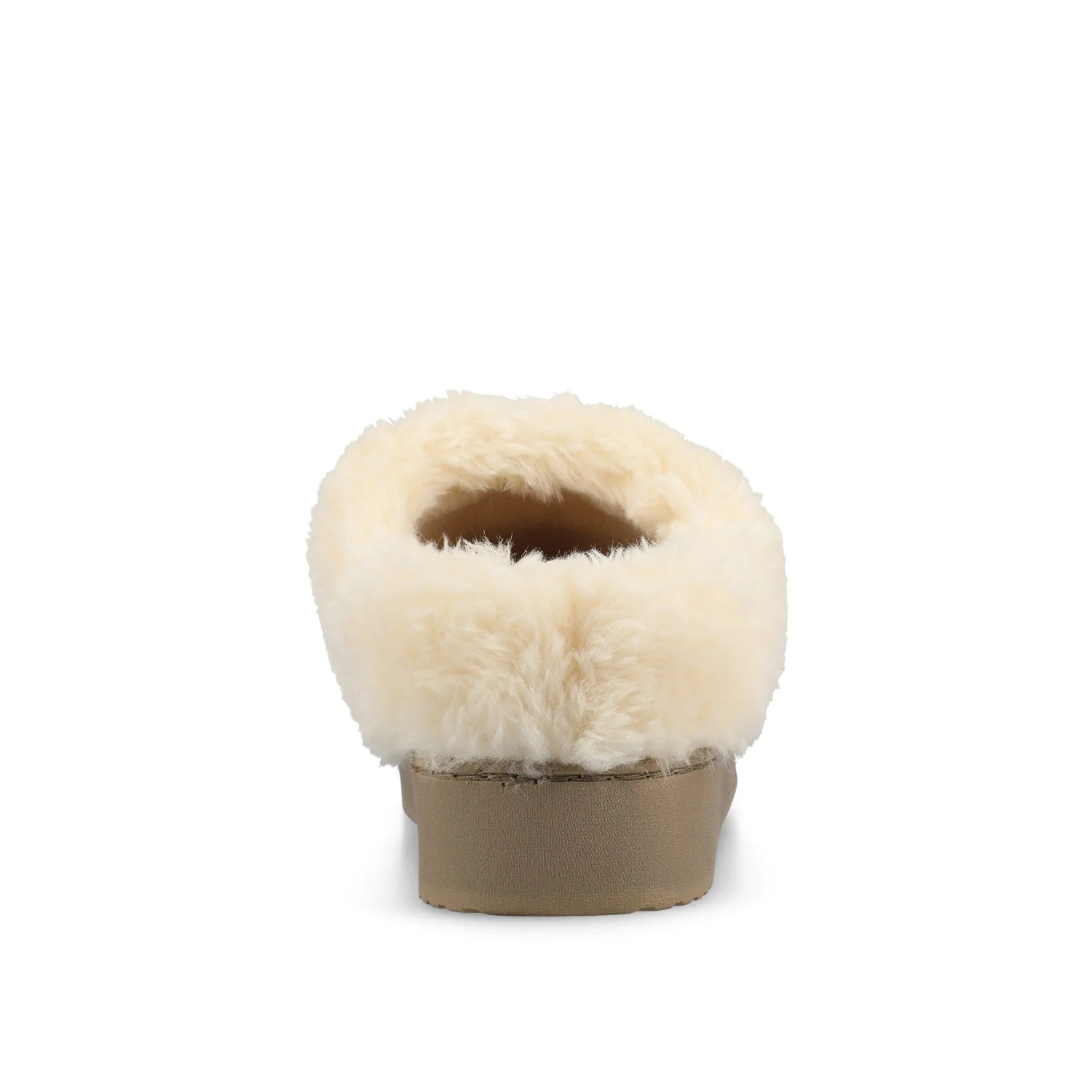 BLAIR SLIPPERS IN FAUX SUEDE - Natural Shearling - Image 6