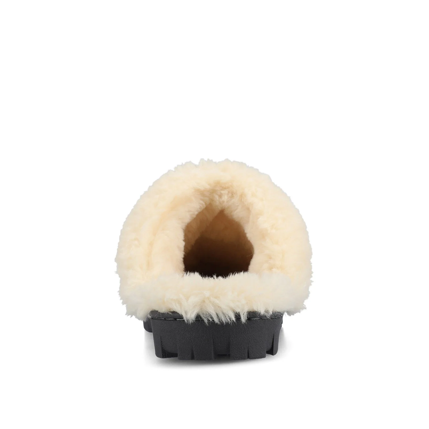 KALLI SLIPPERS IN FAUX SUEDE - Dark Grey Faux Suede - Image 6