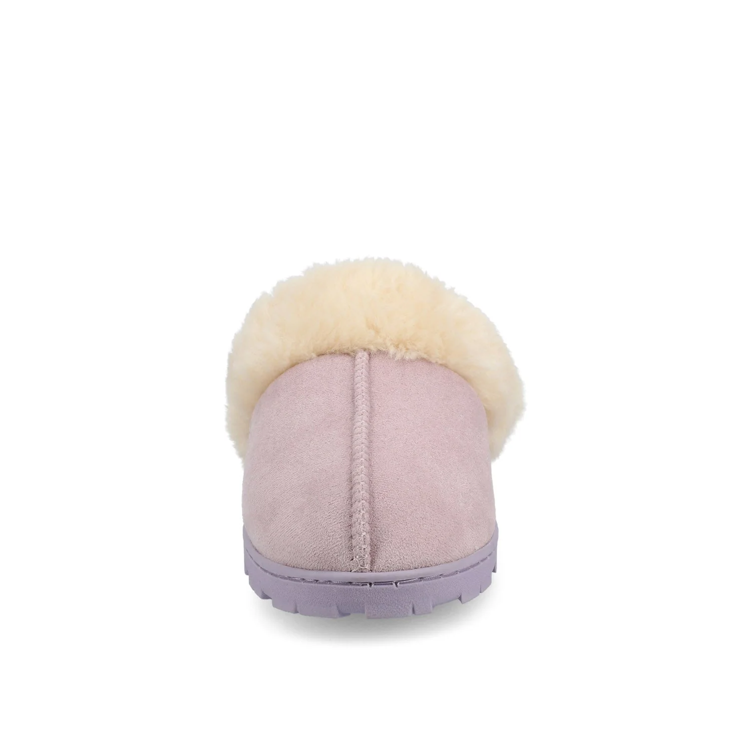 KALLI SLIPPERS IN FAUX SUEDE - Lilac Faux Suede - Image 5