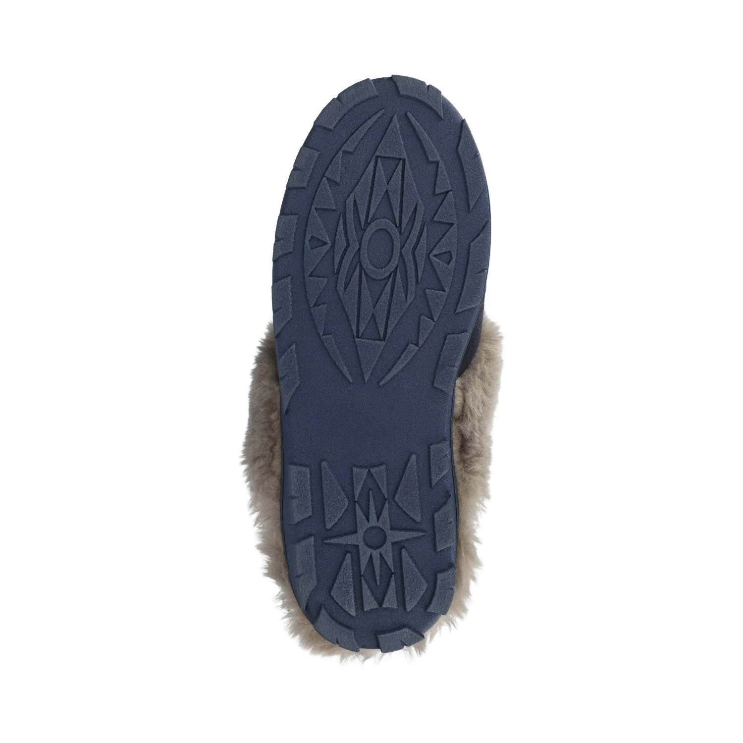 KALLI SLIPPERS IN FAUX SUEDE - Navy Faux Suede - Image 5
