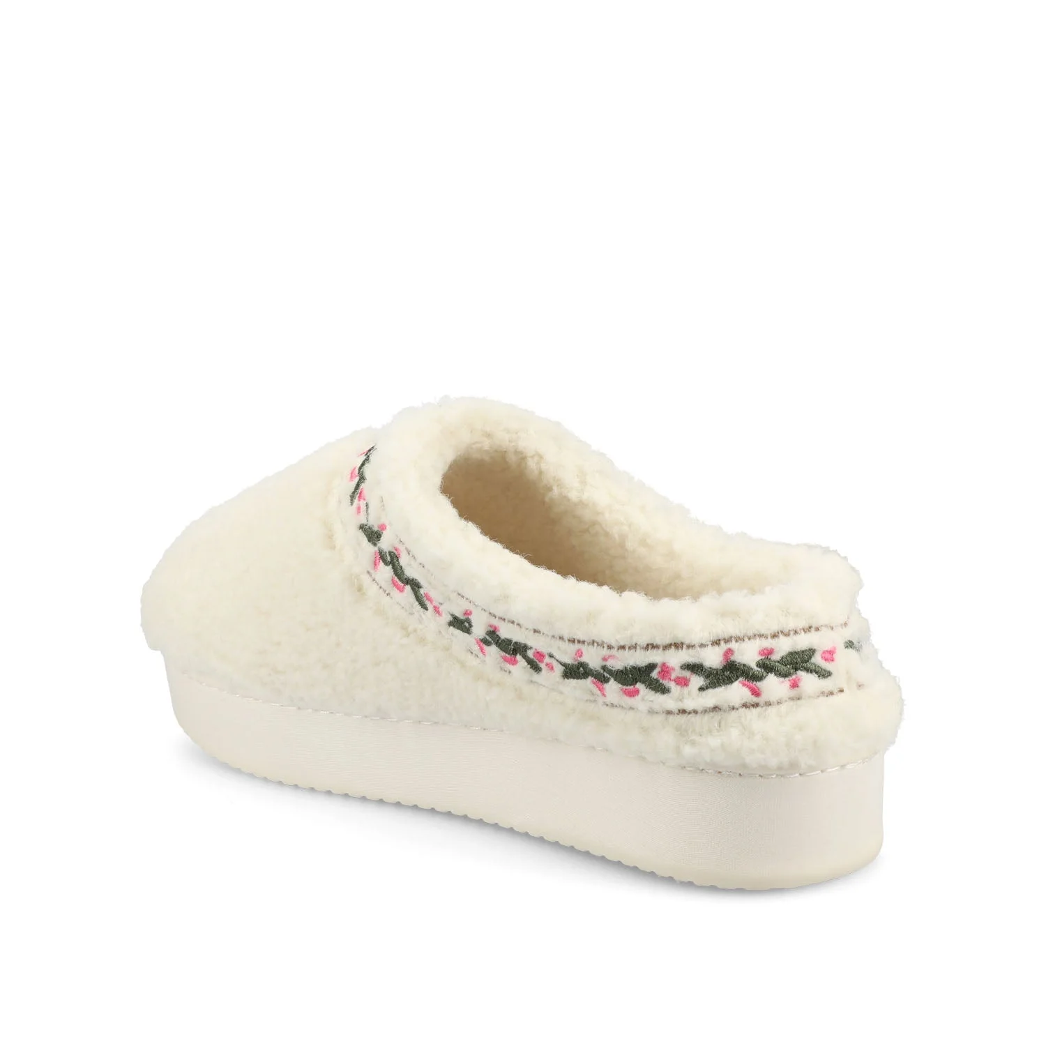 PALLMER SLIPPERS IN FAUX SHEARLING - Cream Fleece - Image 5