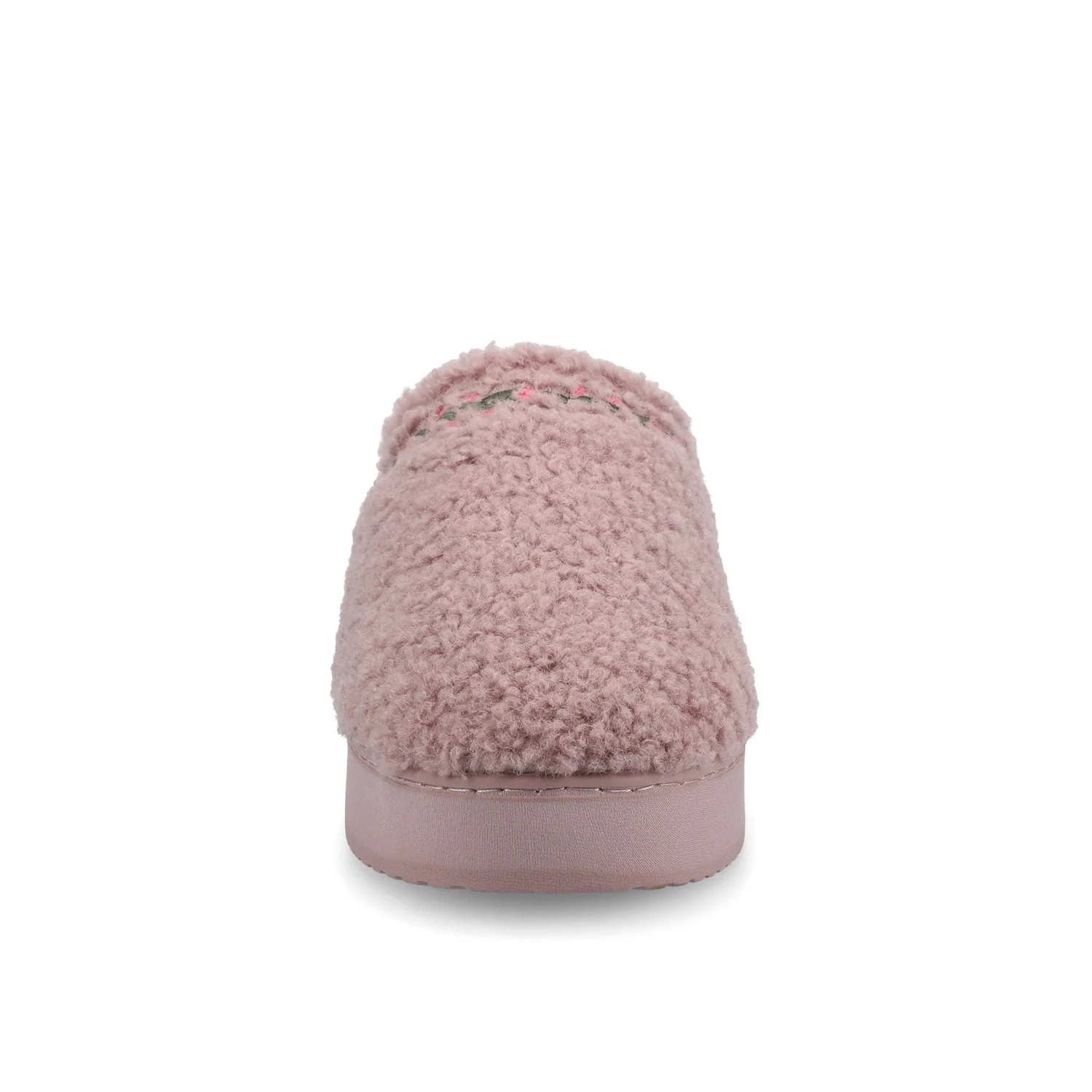 PALLMER SLIPPERS IN FAUX SHEARLING - Lilac Fleece - Image 5