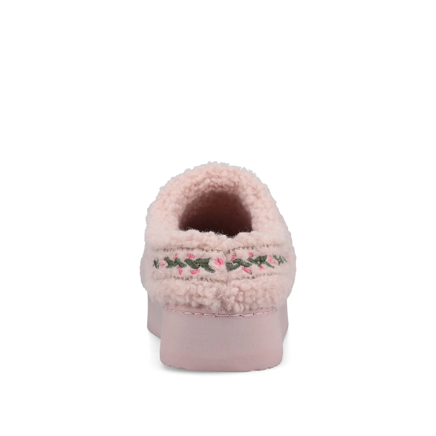 PALLMER SLIPPERS IN FAUX SHEARLING - Rose Fleece - Image 7