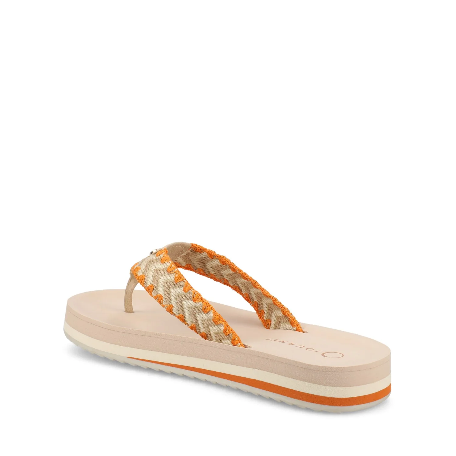 ELODDIE WOVEN STRAP BEACH SANDALS - Tan - Image 4