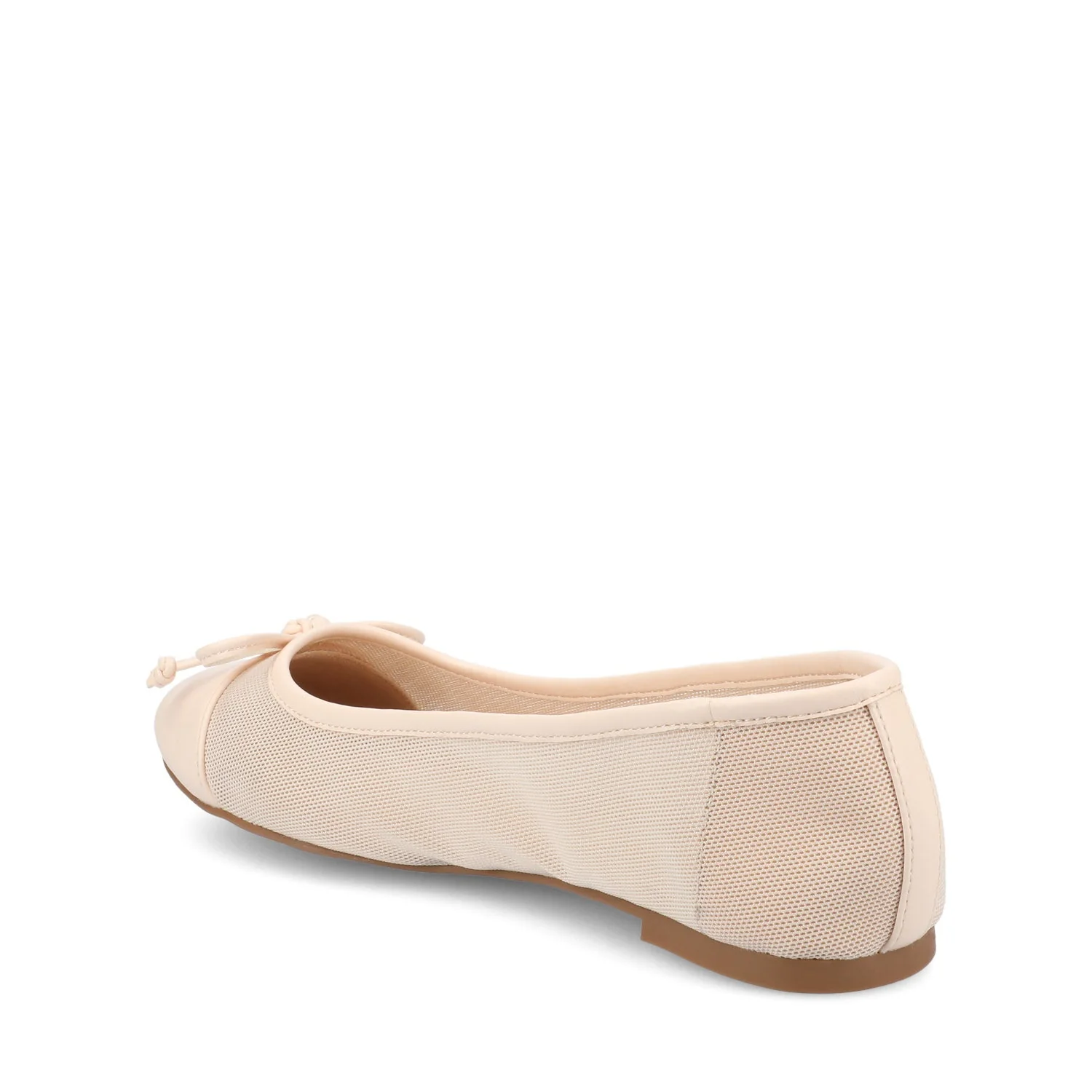 KAIAH CAPTOE BALLET FLATS IN WIDE - Blush Mesh - Image 4