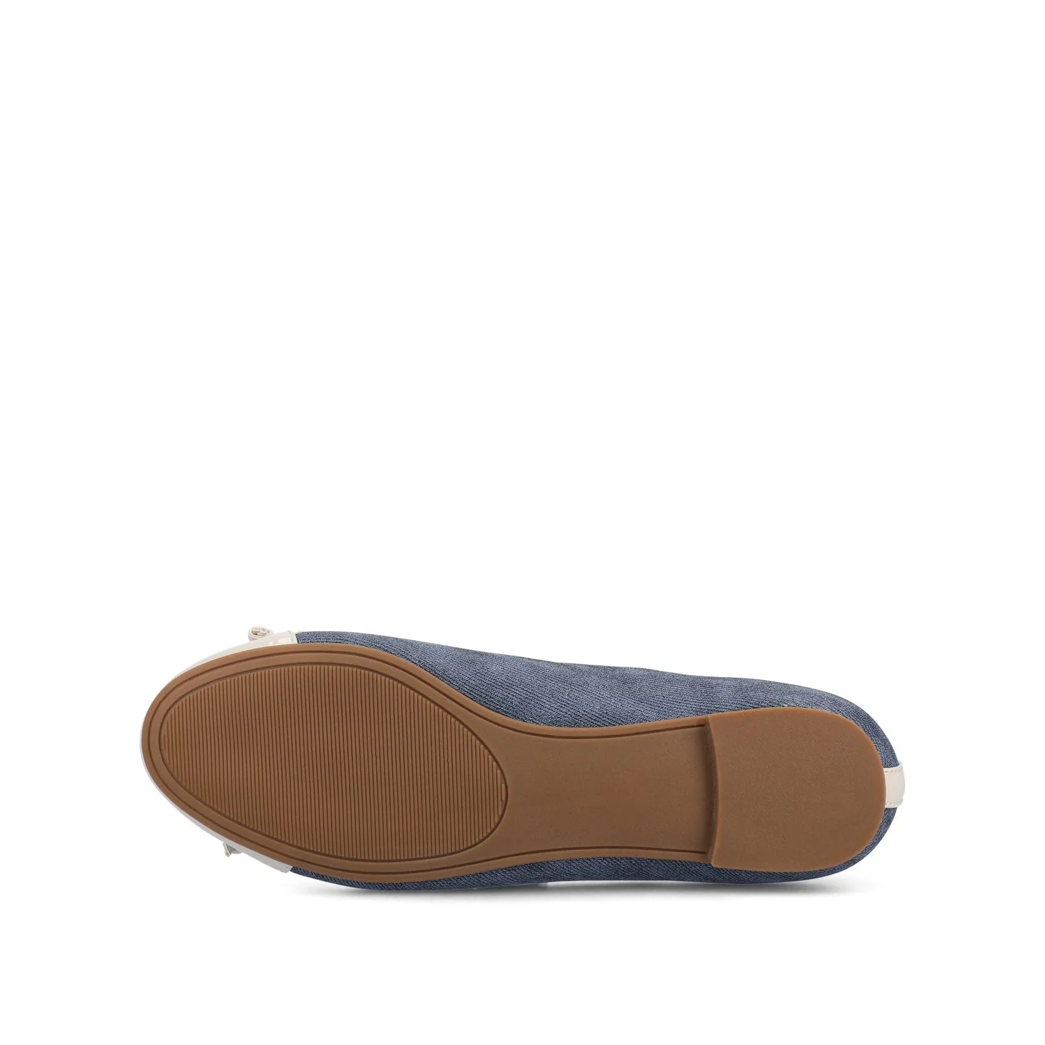 KAIAH CAPTOE BALLET FLATS IN WIDE - Classic Blue Denim - Image 5