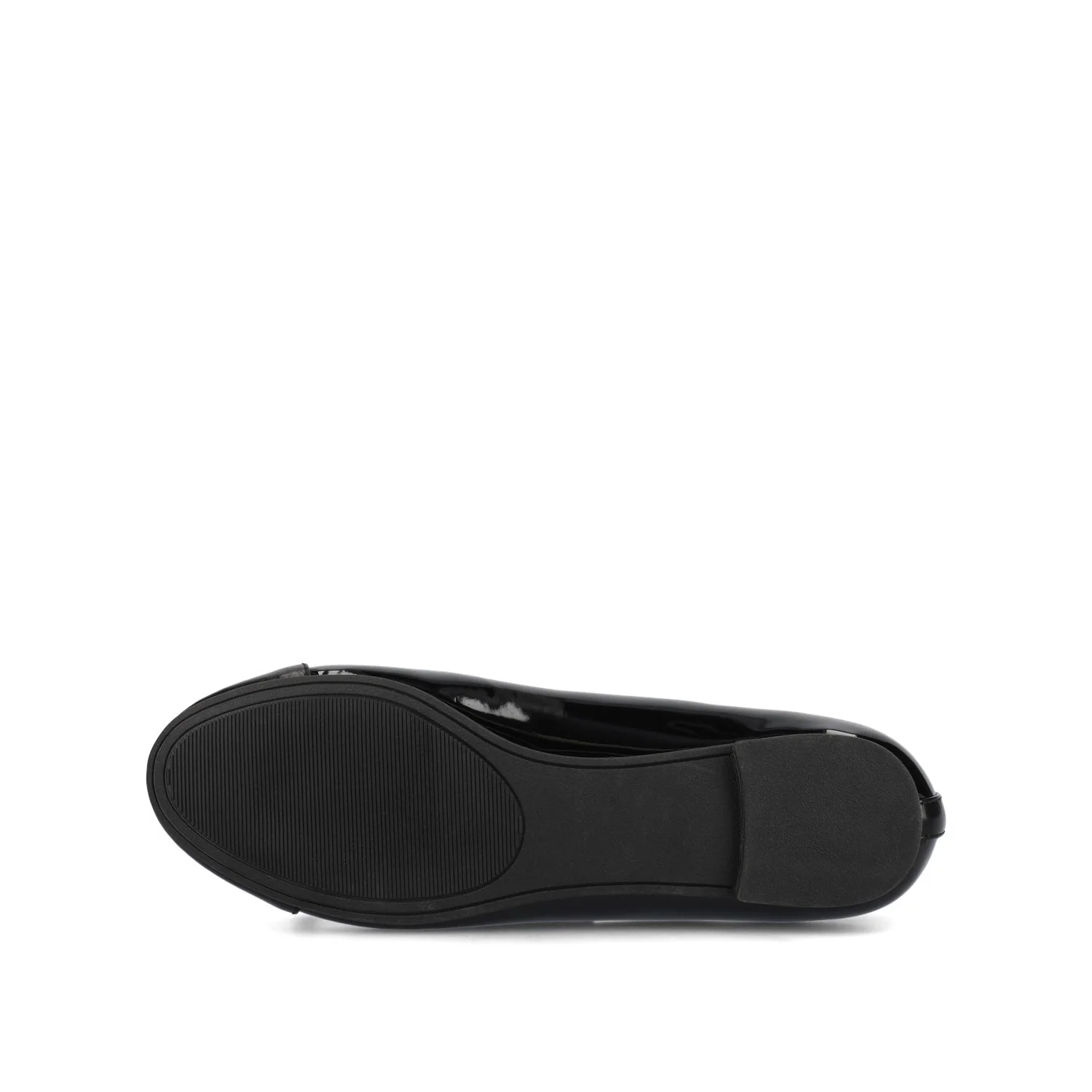KAIAH CAPTOE BALLET FLATS IN VEGAN LEATHER - Black Patent - Image 5