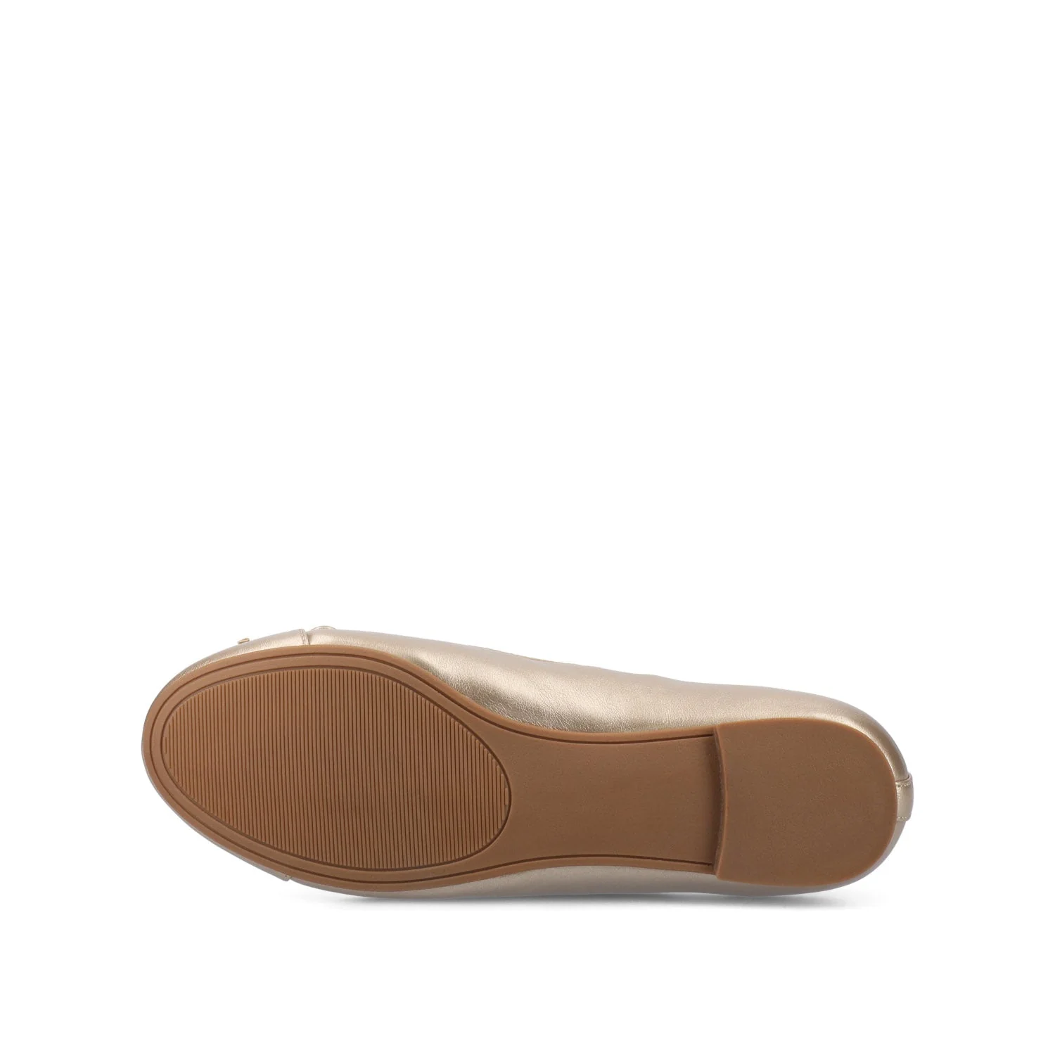 KAIAH CAPTOE BALLET FLATS IN VEGAN LEATHER - Champagne - Image 5