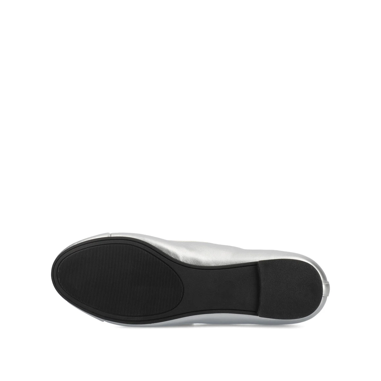 KAIAH CAPTOE BALLET FLATS IN VEGAN LEATHER - Silver - Image 5