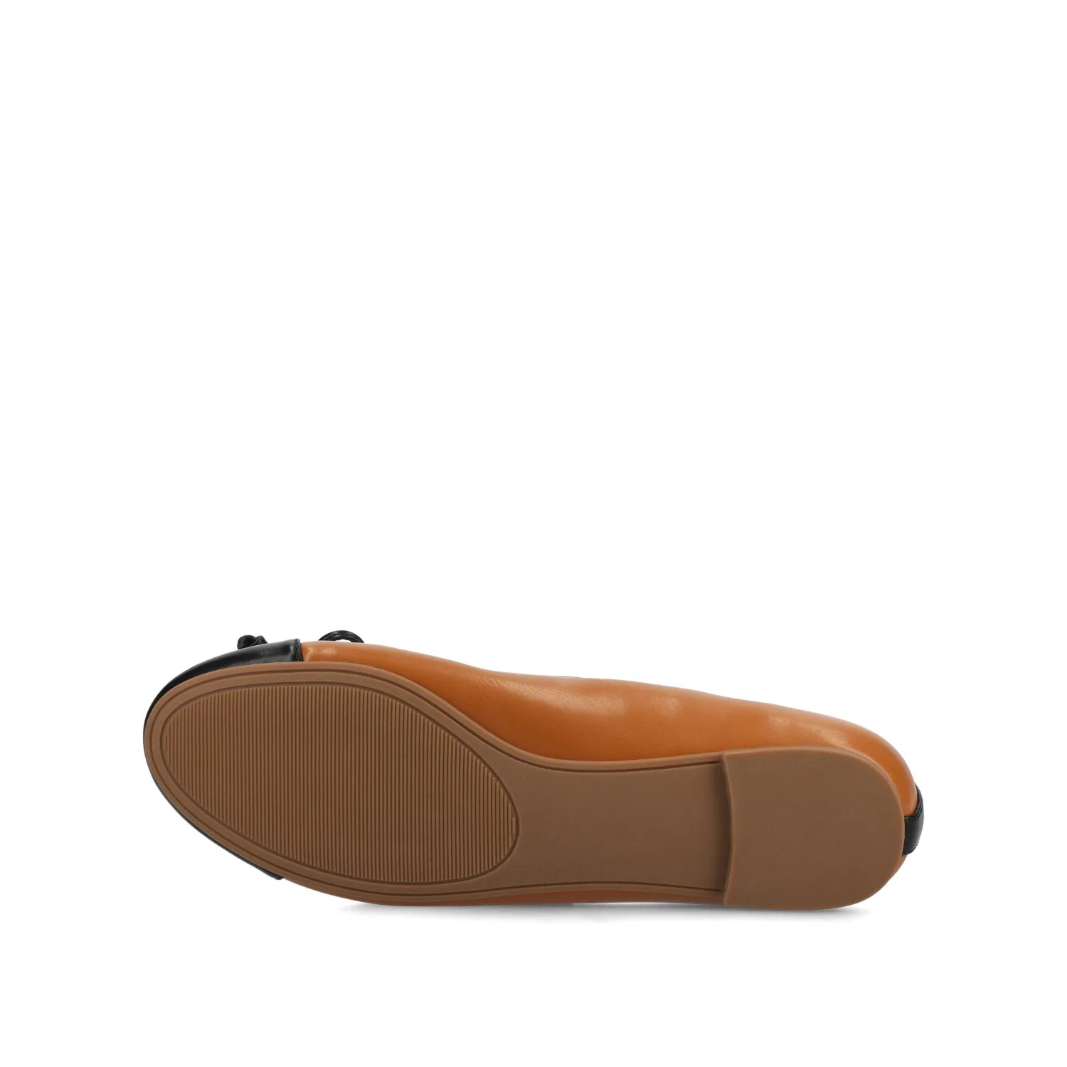 KAIAH CAPTOE BALLET FLATS IN VEGAN LEATHER - Tan - Image 5