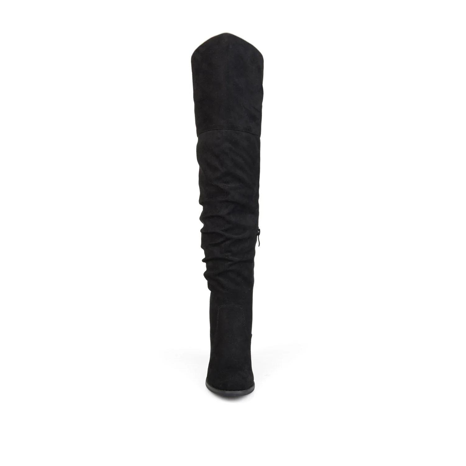 KAISON BOOTS IN WIDE WIDTH & X-WIDE CALF - Black Faux Suede - Image 5