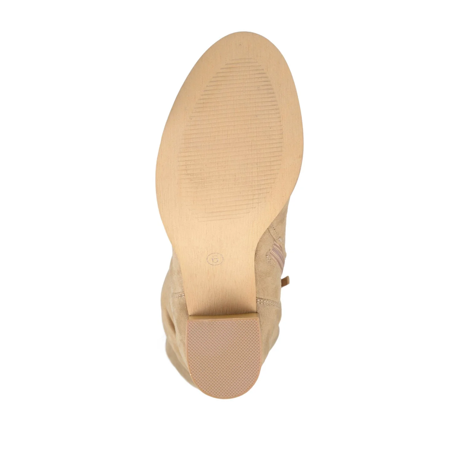 KAISON BOOTS IN WIDE WIDTH & X-WIDE CALF - Stone Faux Suede - Image 8