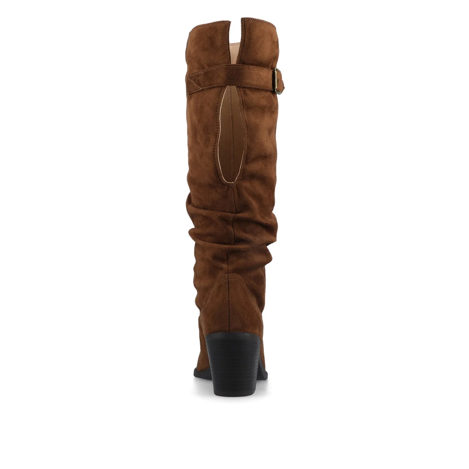 KALEAH KNEE HIGH SLOUCHY BOOT IN WIDE CALF - Brown - Image 6