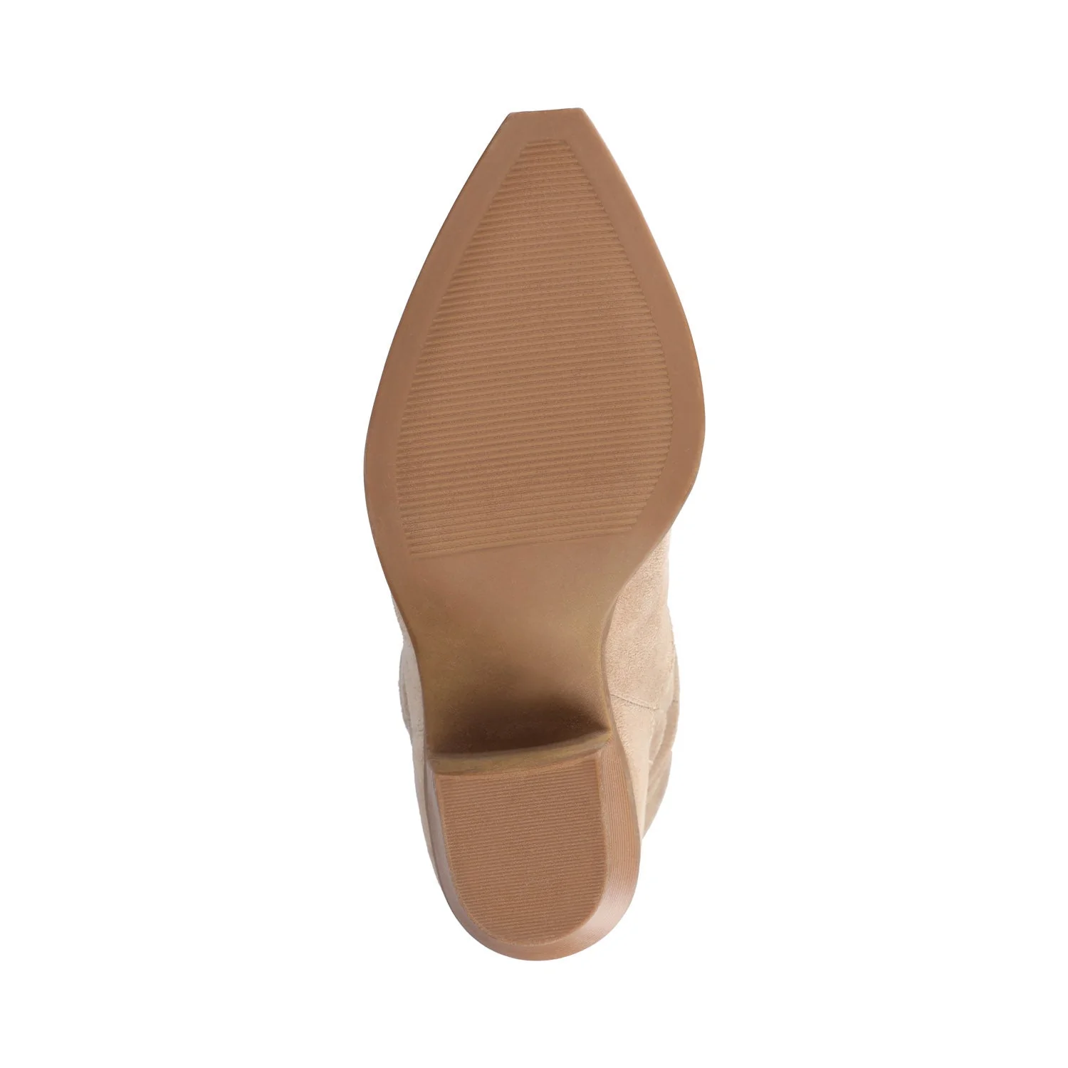 KALEAH KNEE HIGH SLOUCHY BOOT IN WIDE CALF - Taupe - Image 5