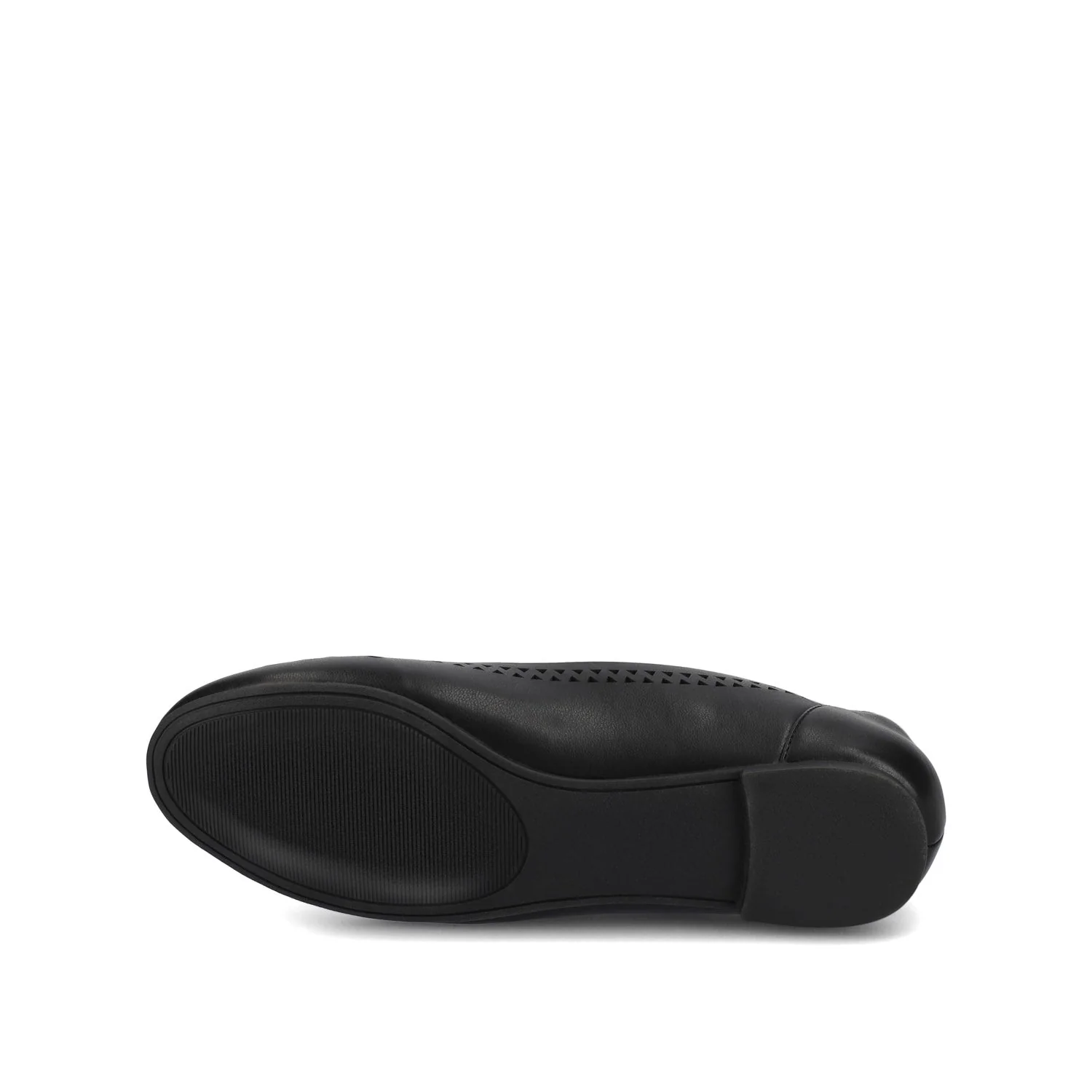 KAMRAH BALLET FLATS IN VEGAN LEATHER - Black PU - Image 5