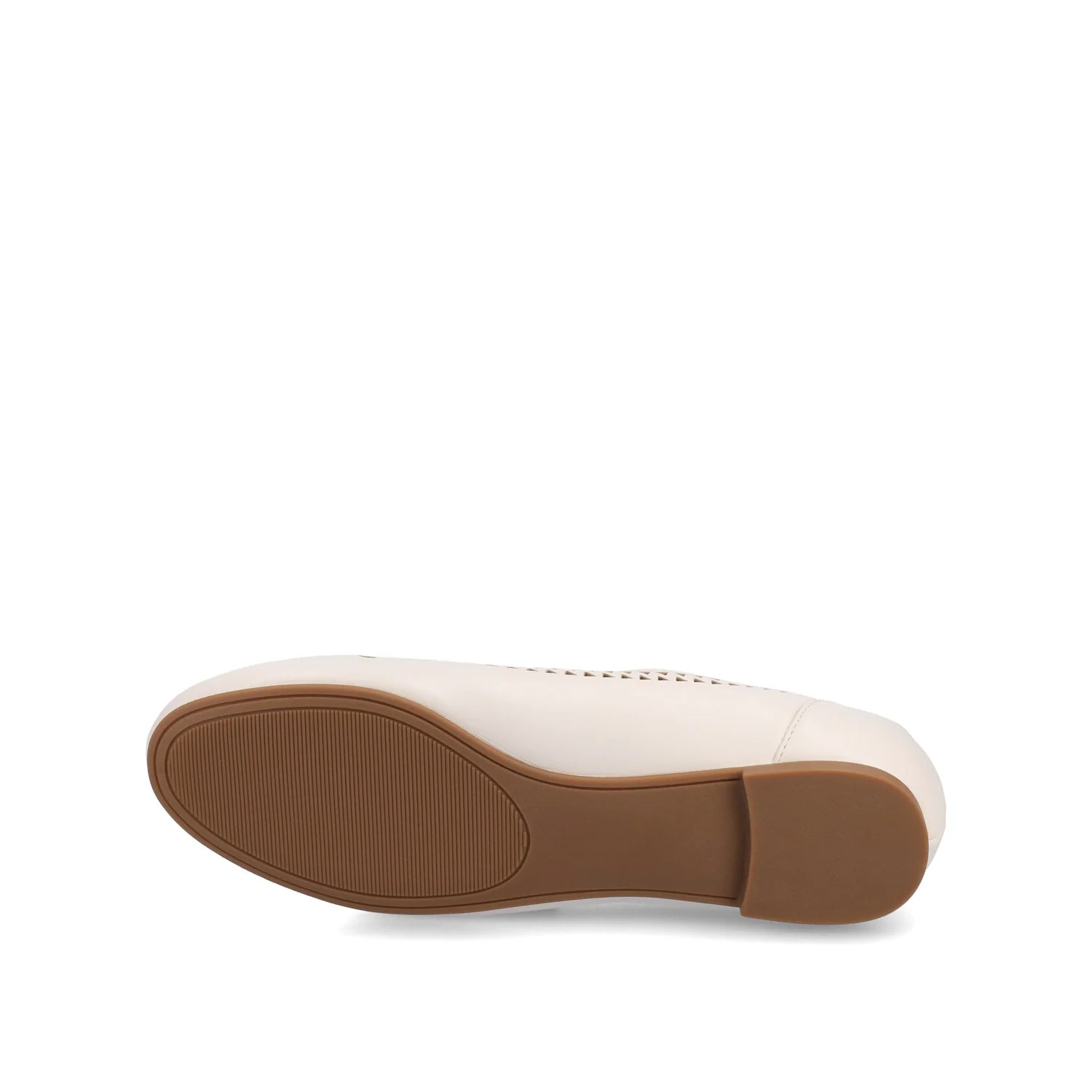 KAMRAH BALLET FLATS IN VEGAN LEATHER - Bone PU - Image 5