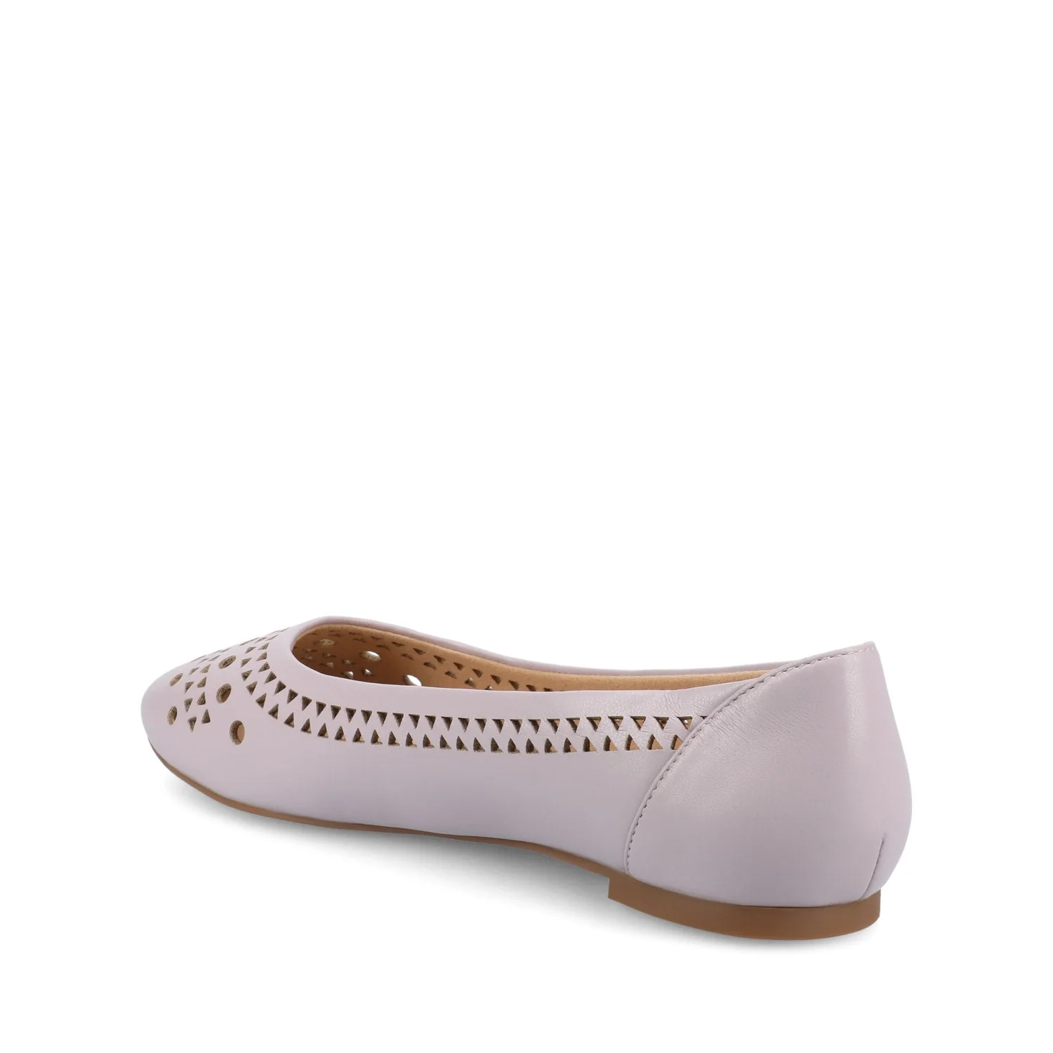 KAMRAH BALLET FLATS IN VEGAN LEATHER - Lilac PU - Image 4