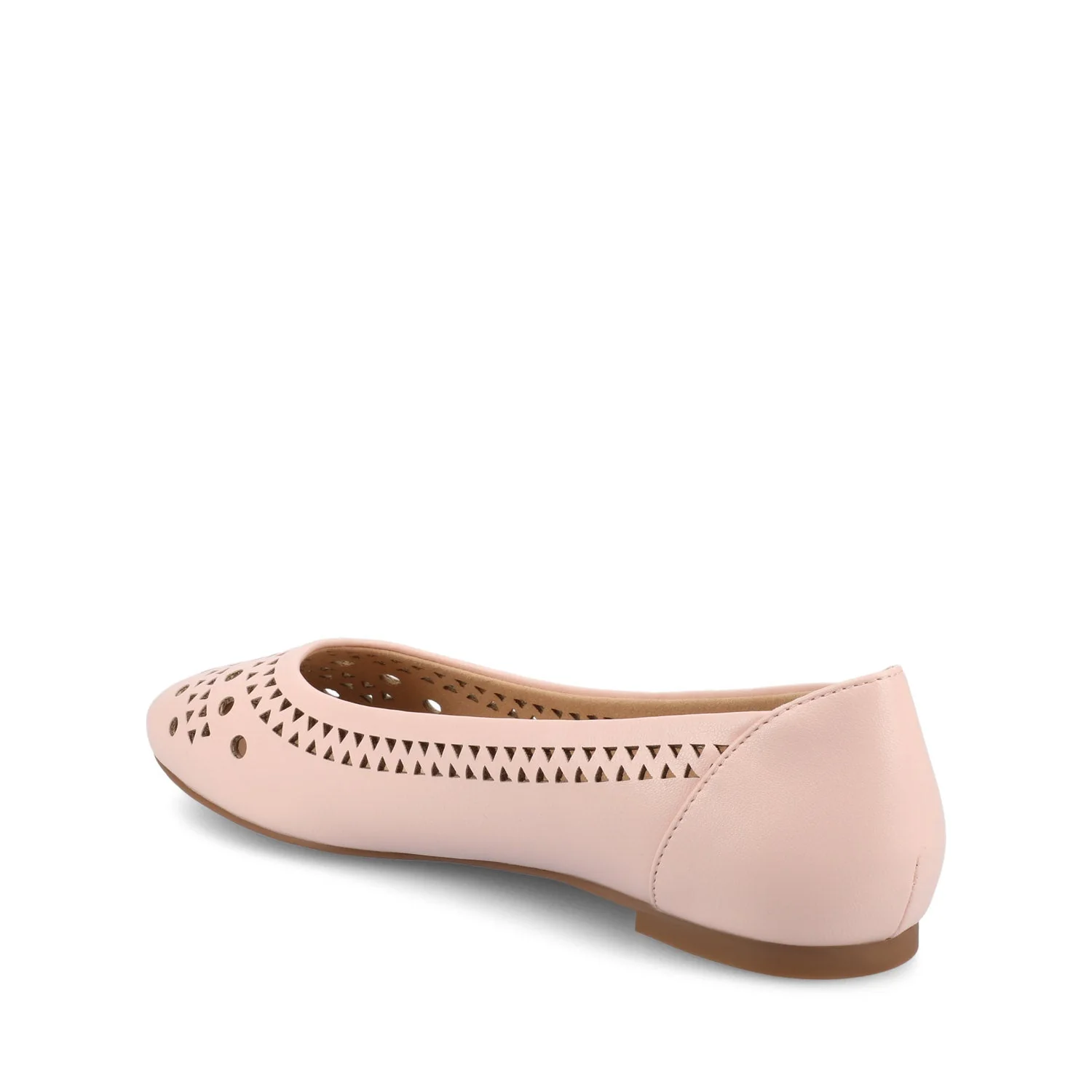 KAMRAH BALLET FLATS IN VEGAN LEATHER - Pink PU - Image 4