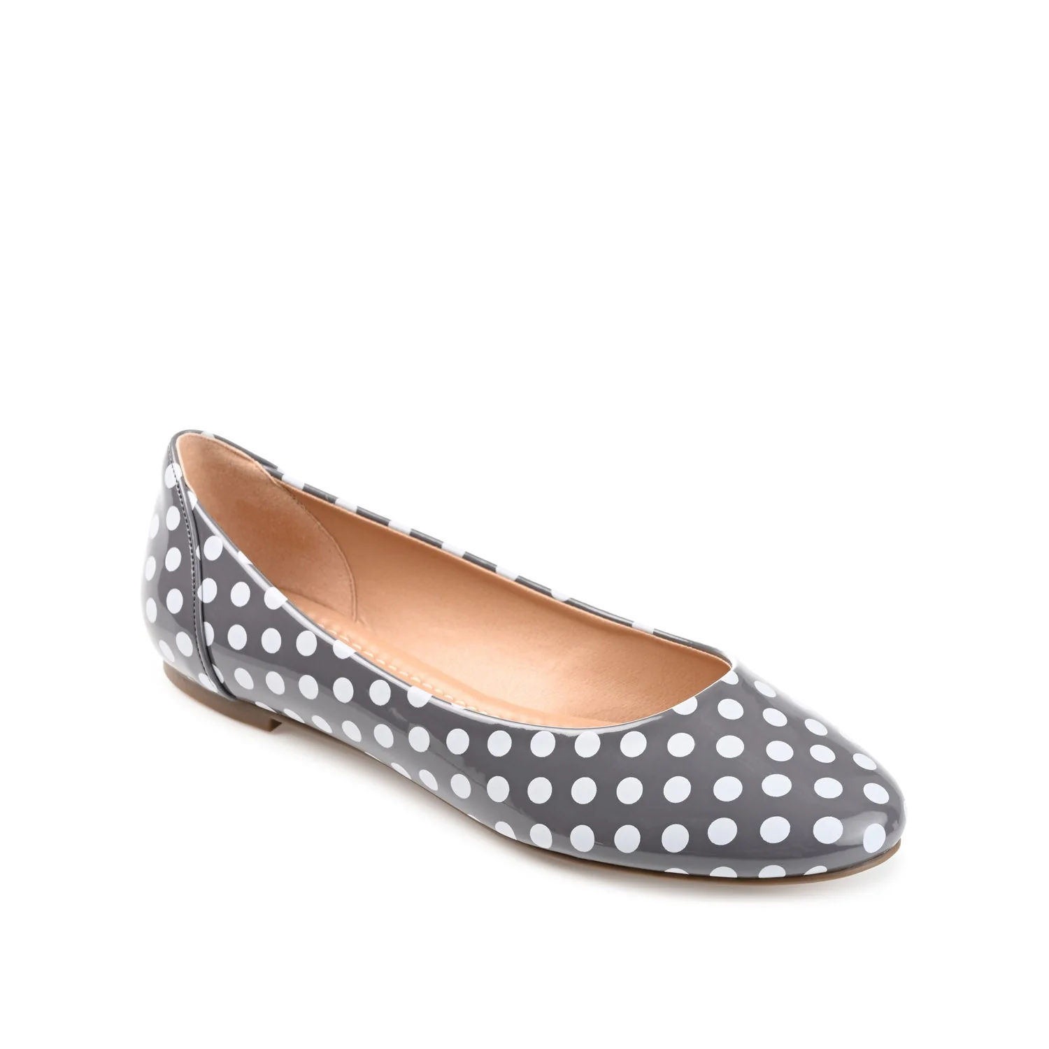 KAVN BALLET FLATS IN MULTI PRINT - Grey Dot - Image 3
