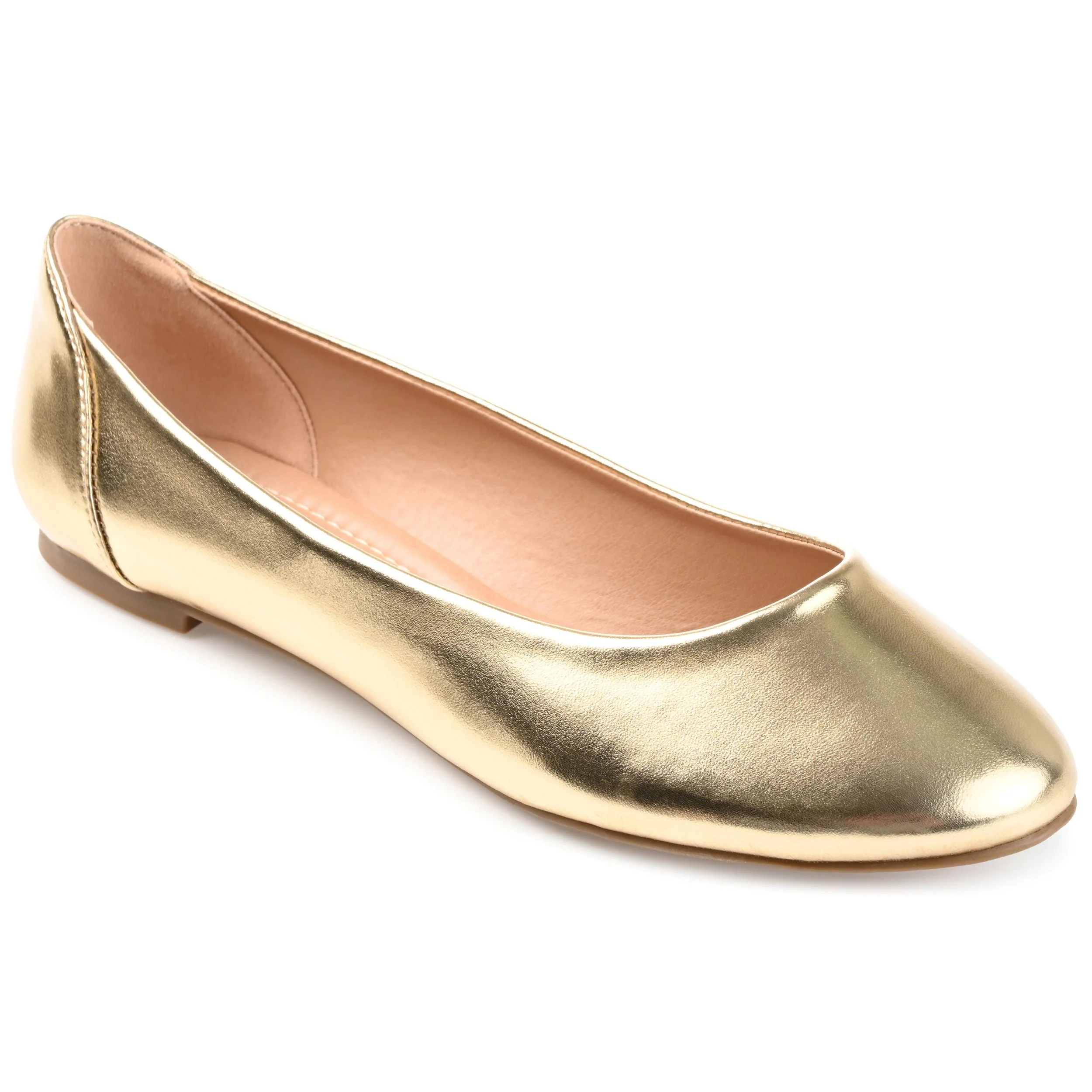 KAVN BALLET FLATS IN VEGAN LEATHER - Gold PU - Image 2