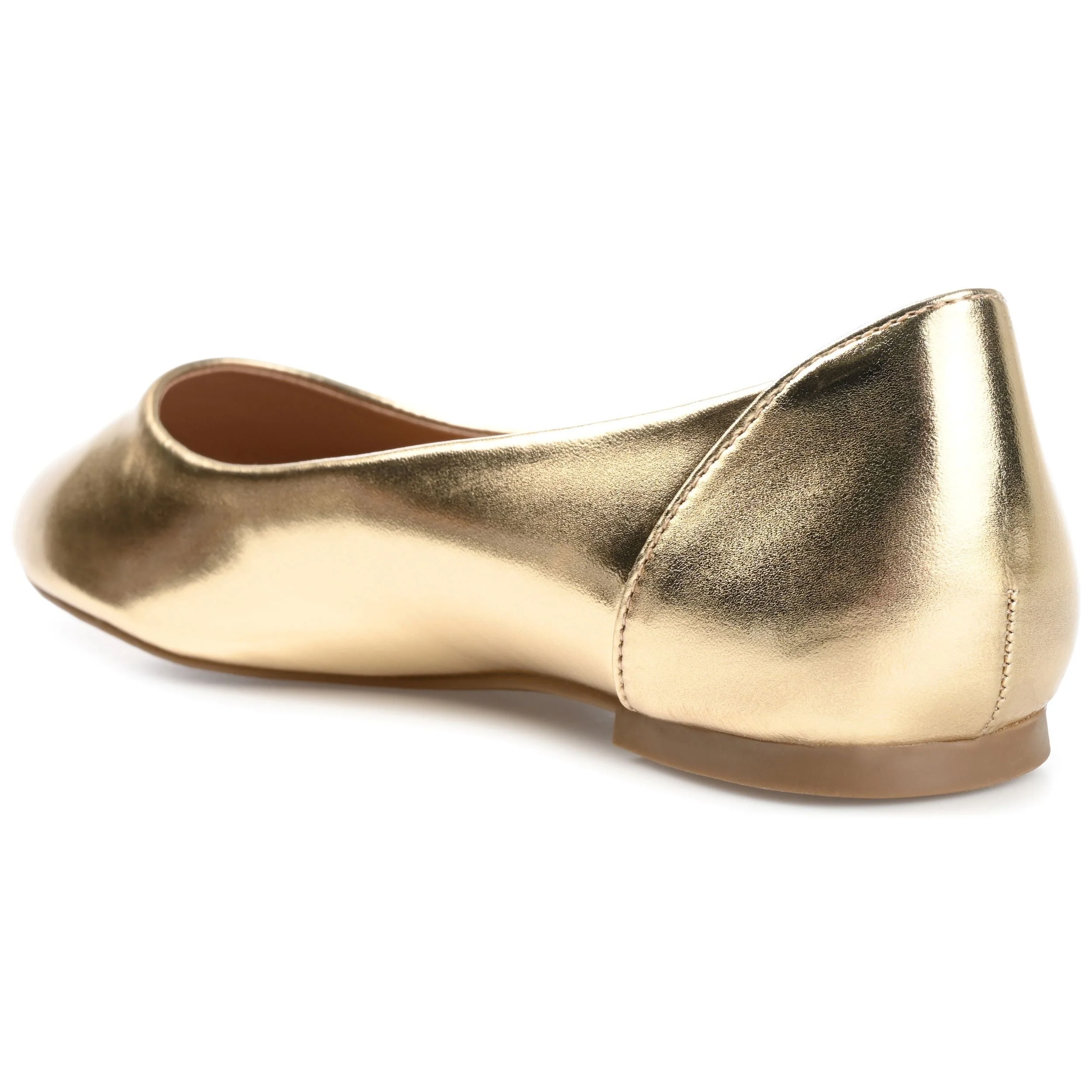 KAVN BALLET FLATS IN VEGAN LEATHER - Gold PU - Image 4