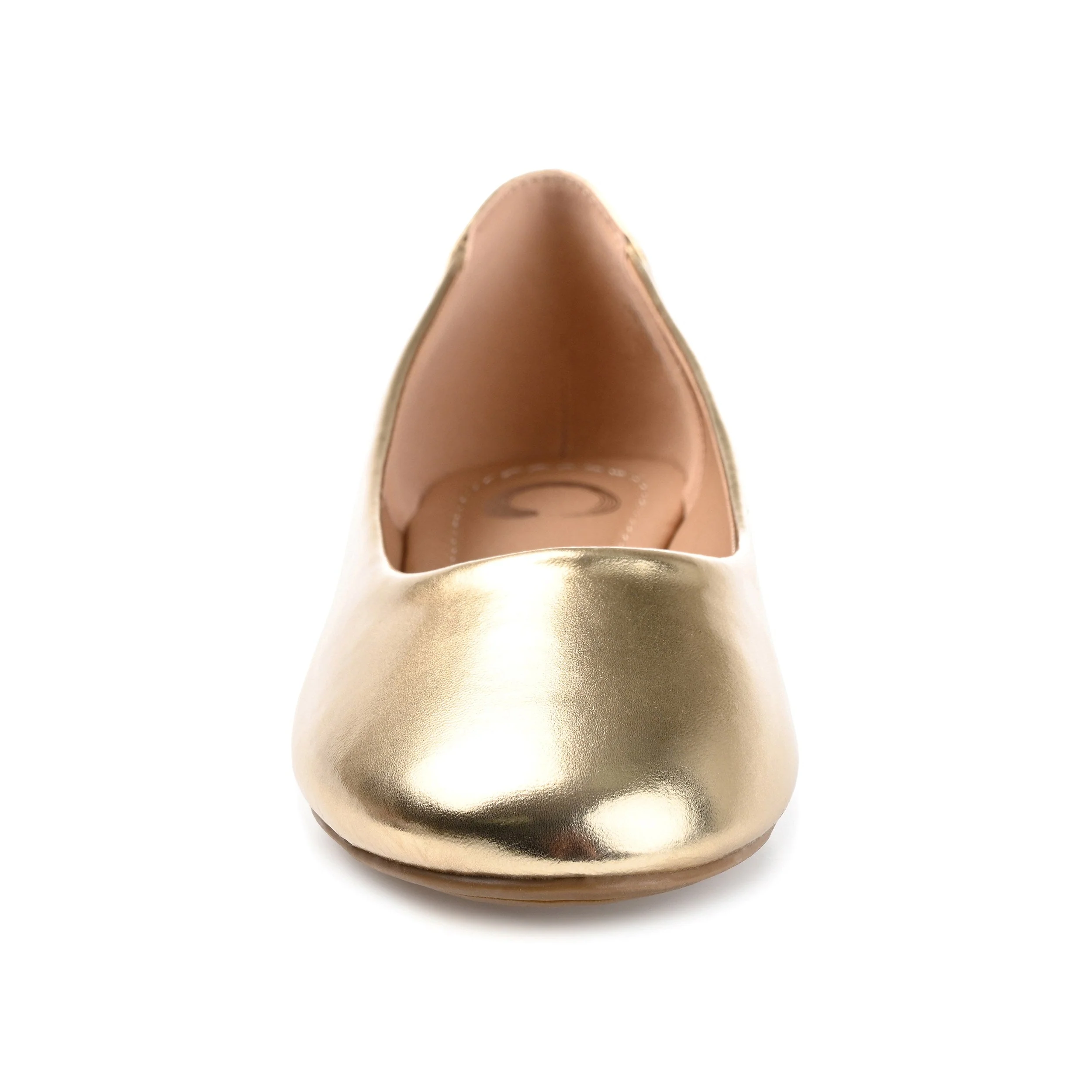 KAVN BALLET FLATS IN VEGAN LEATHER - Gold PU - Image 5