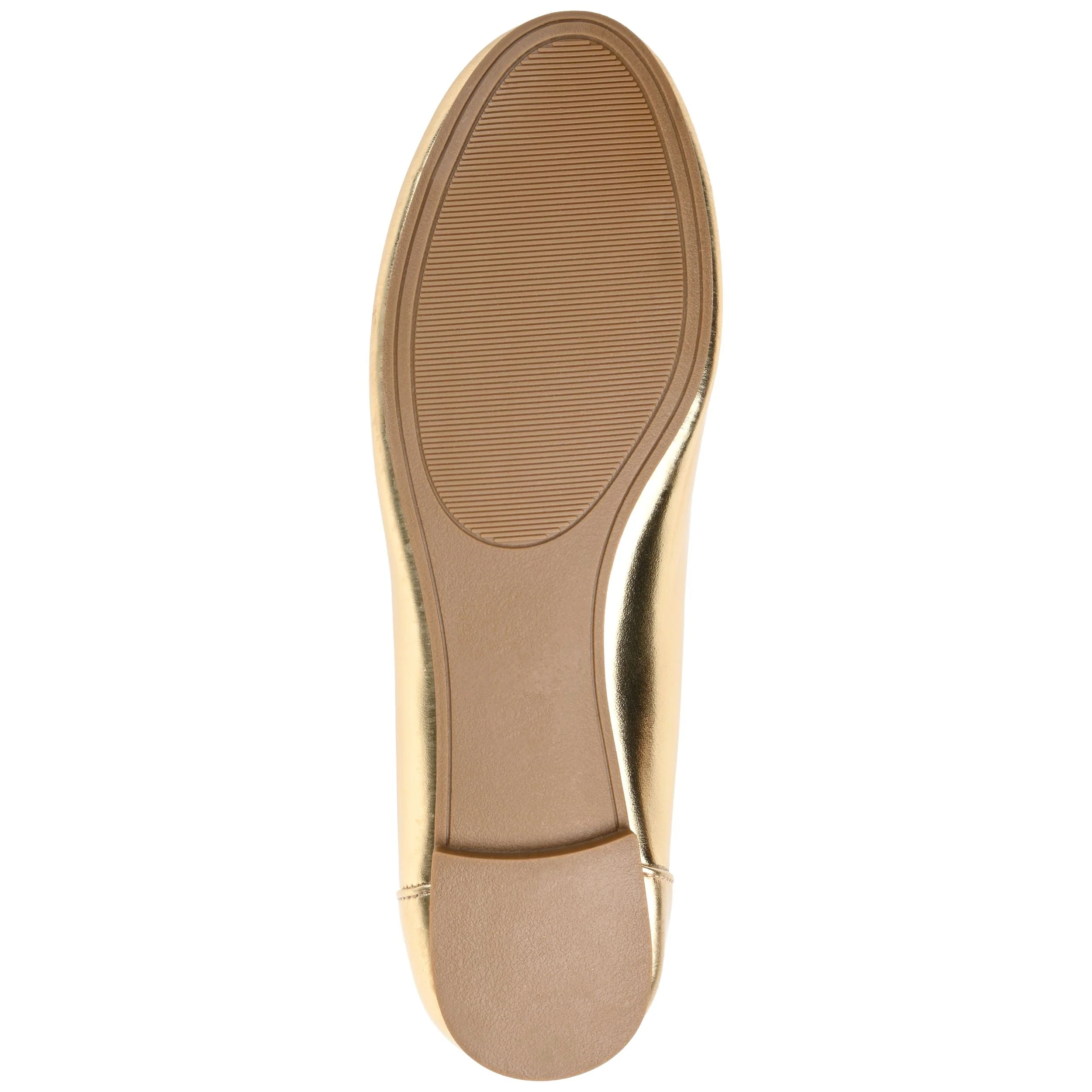 KAVN BALLET FLATS IN VEGAN LEATHER - Gold PU - Image 8
