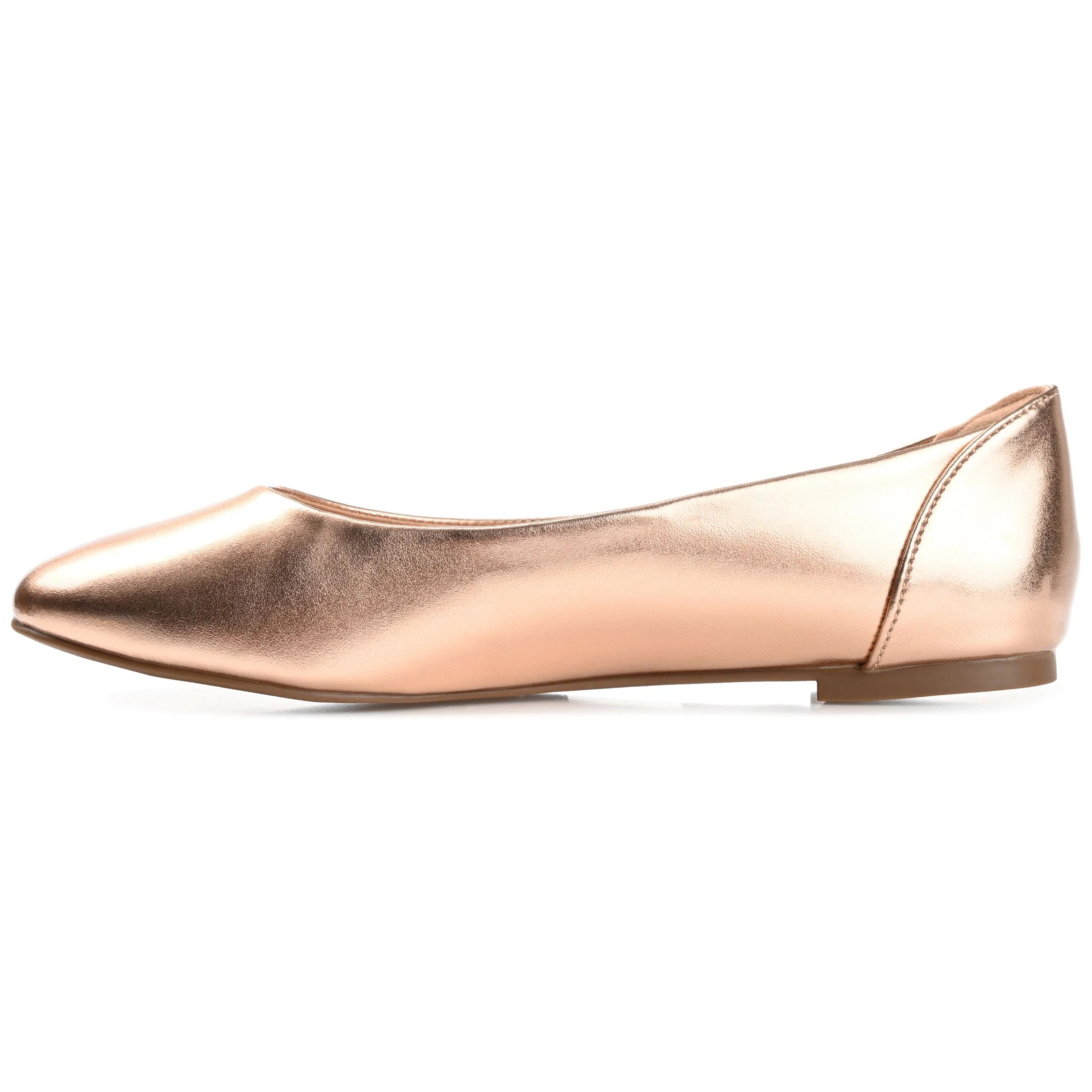 KAVN BALLET FLATS IN VEGAN LEATHER - Rose Gold PU - Image 2