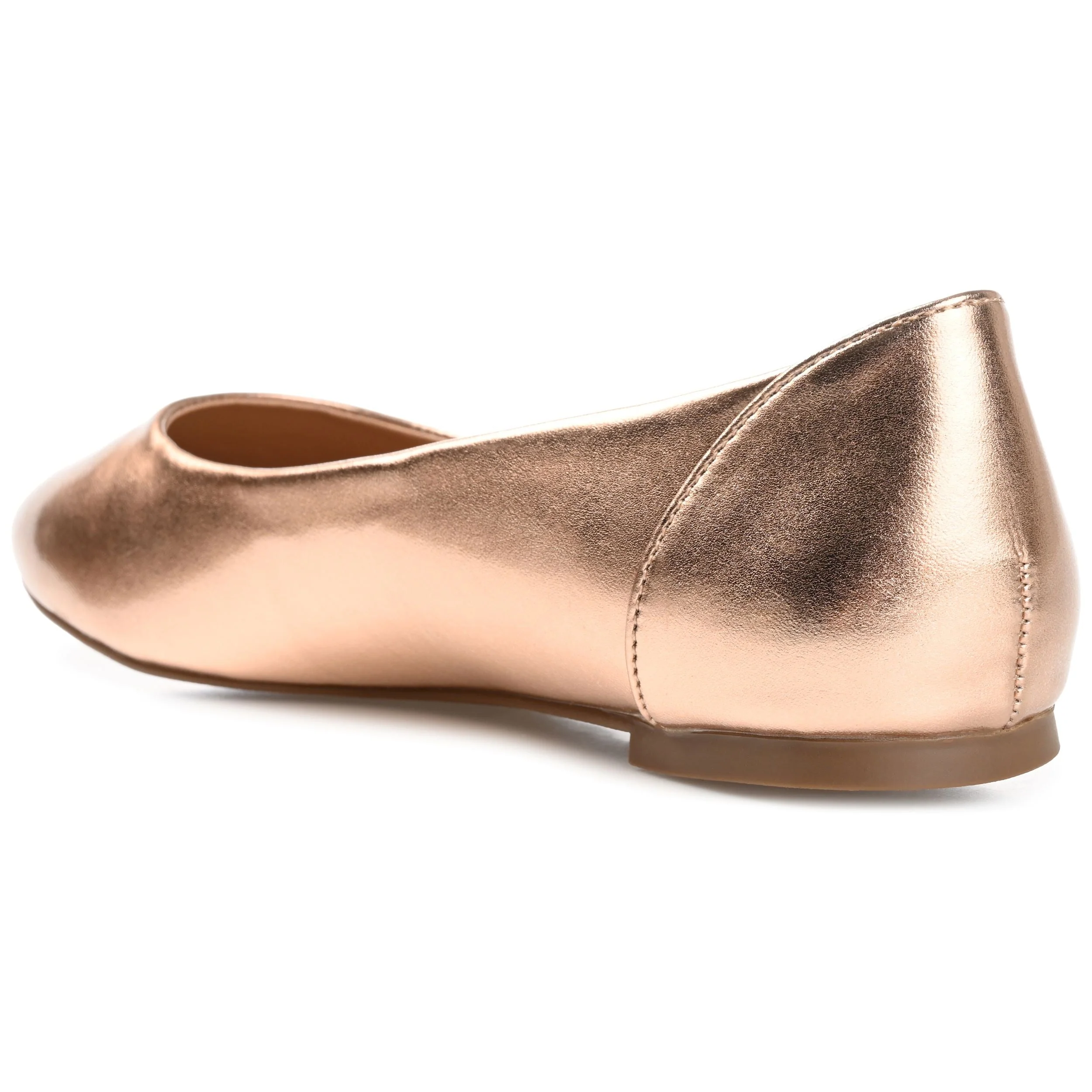 KAVN BALLET FLATS IN VEGAN LEATHER - Rose Gold PU - Image 4