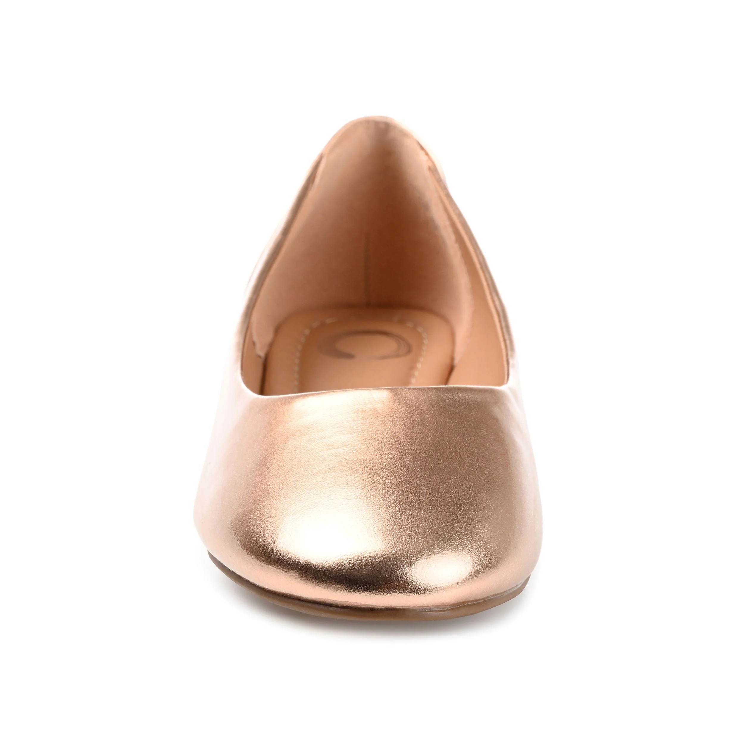 KAVN BALLET FLATS IN VEGAN LEATHER - Rose Gold PU - Image 6