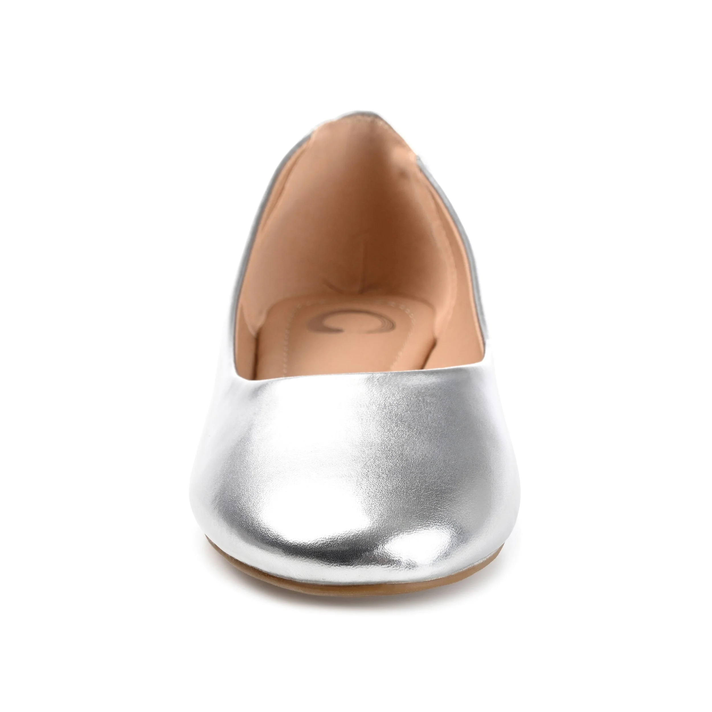 KAVN BALLET FLATS IN VEGAN LEATHER - Silver PU - Image 5