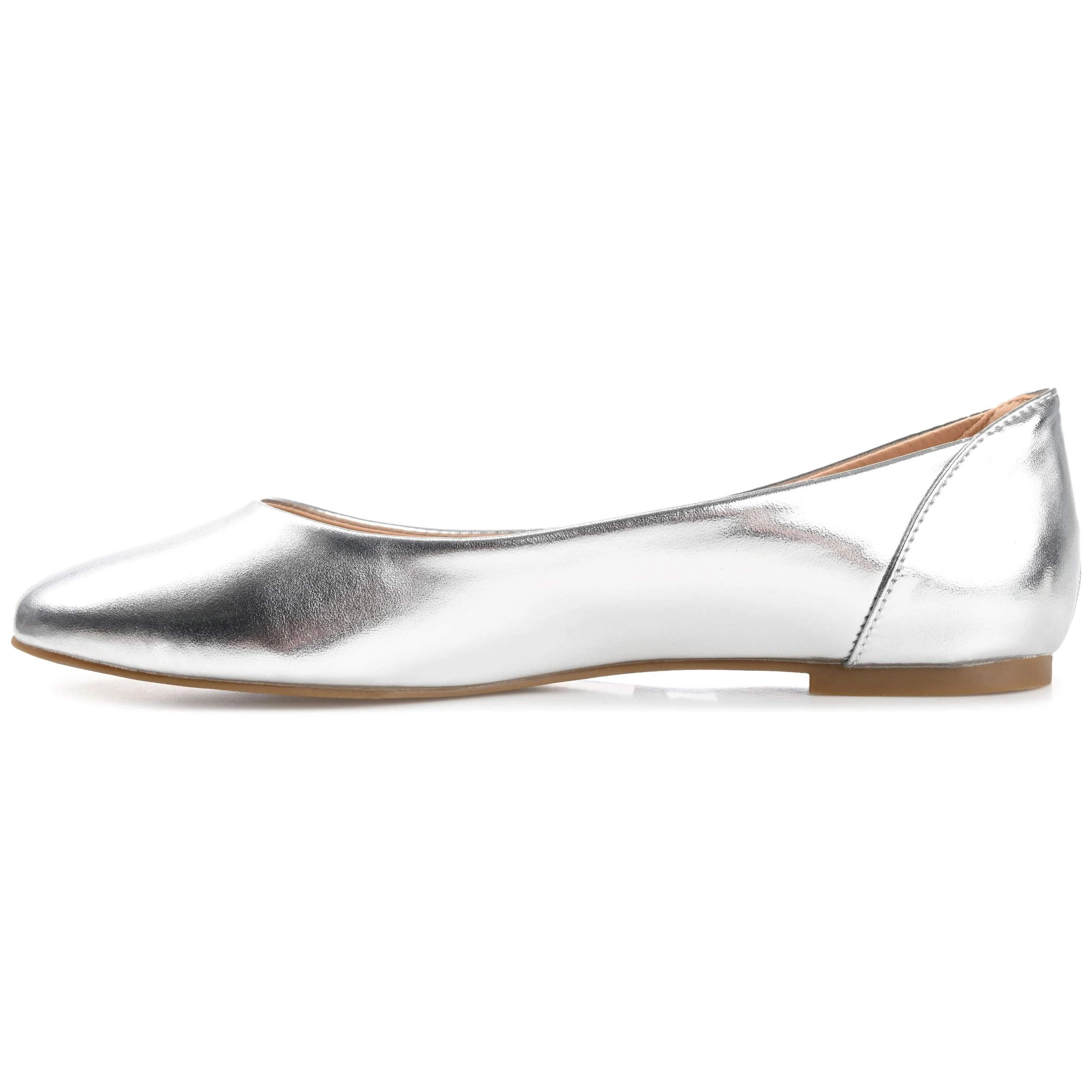 KAVN BALLET FLATS IN VEGAN LEATHER - Silver PU - Image 7