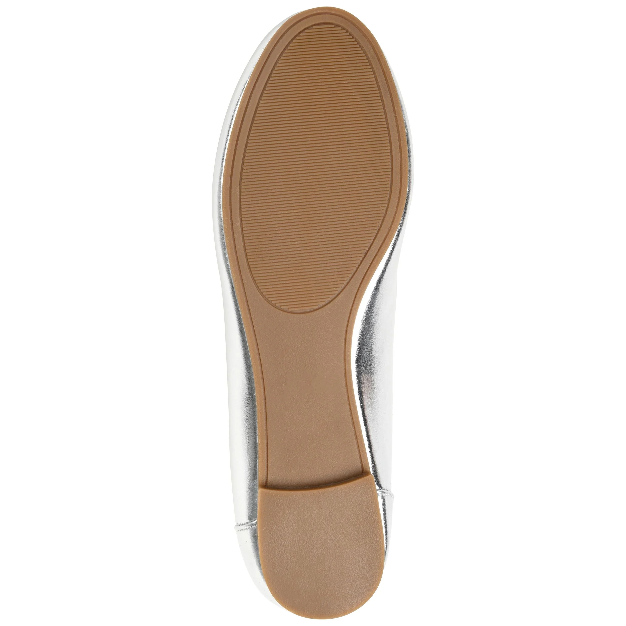 KAVN BALLET FLATS IN VEGAN LEATHER - Silver PU - Image 9