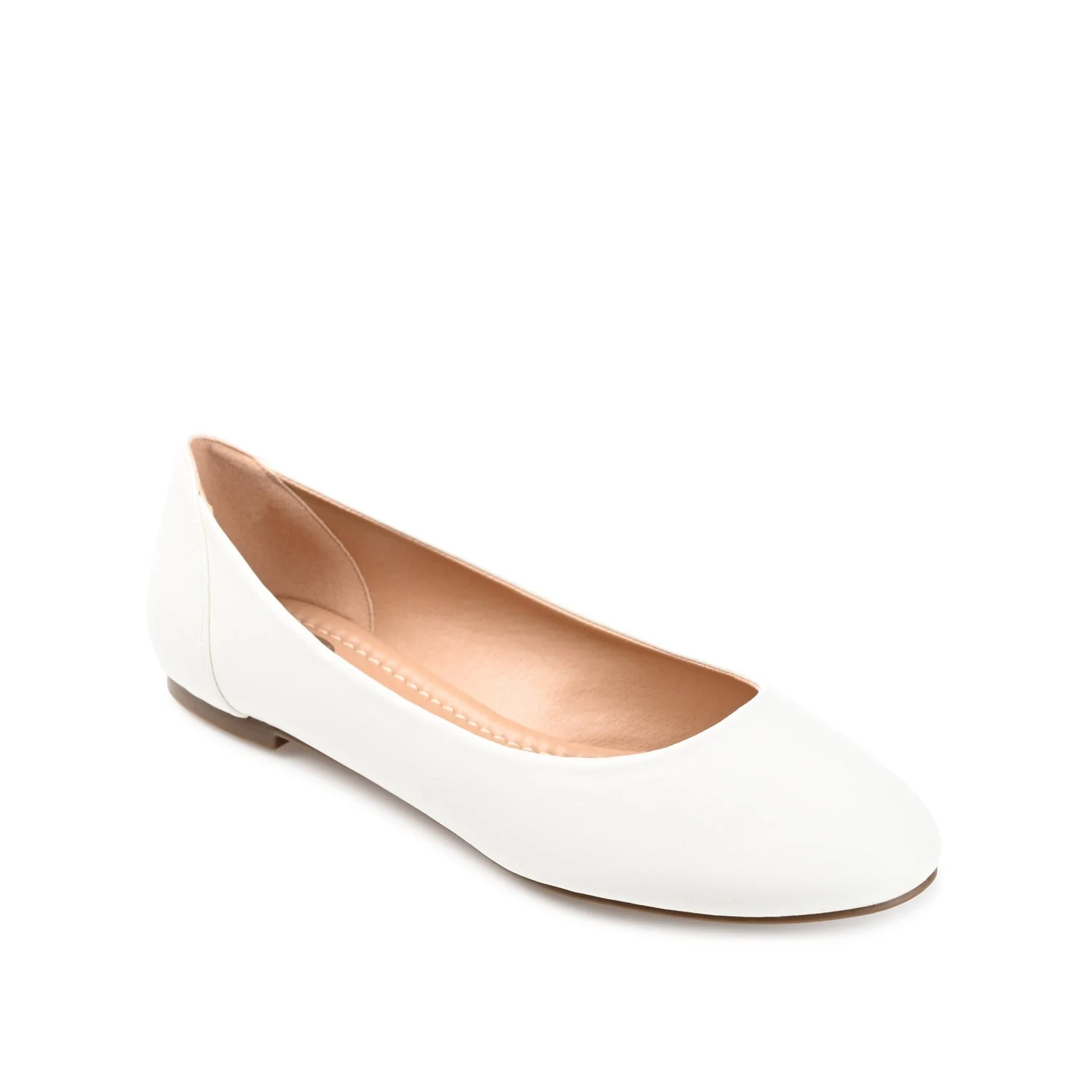KAVN BALLET FLATS IN VEGAN LEATHER - White - Image 2