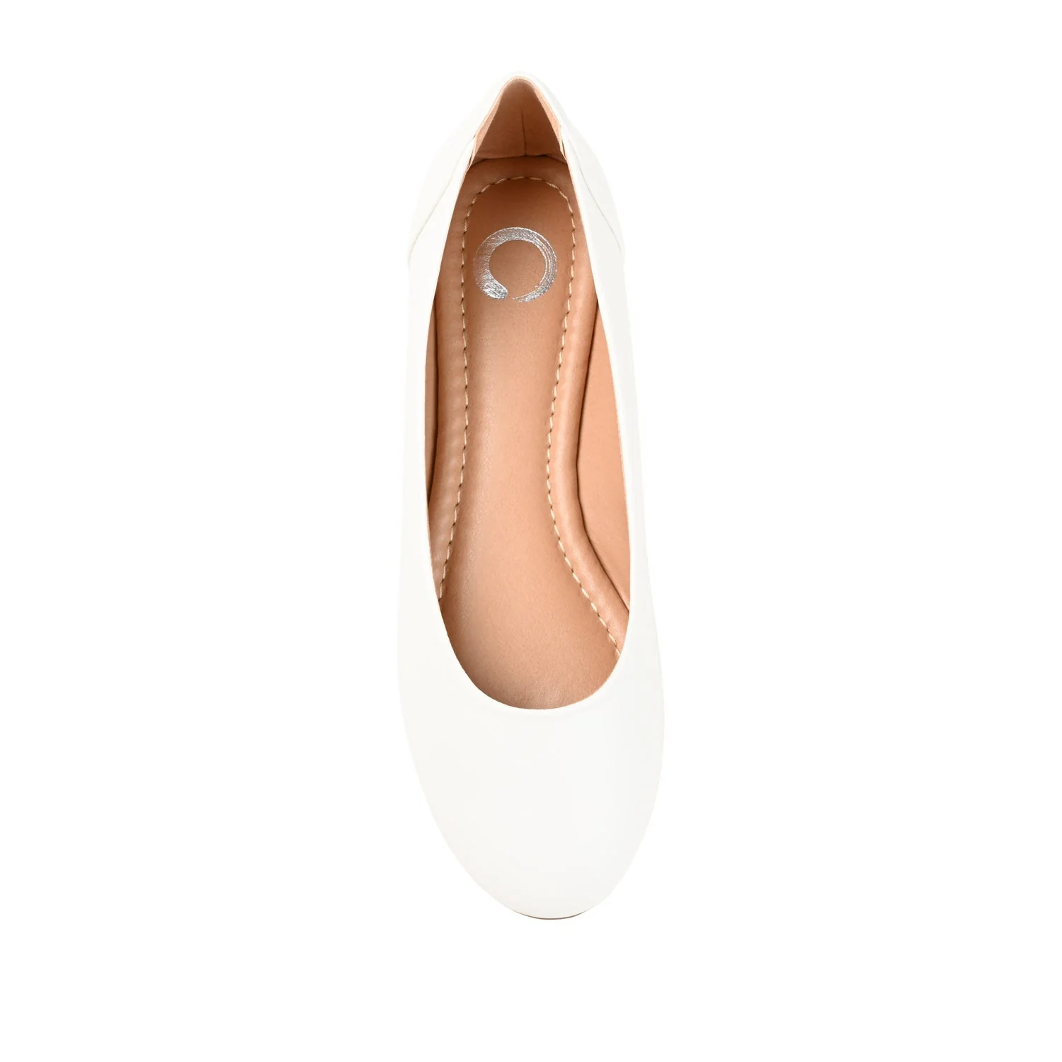KAVN BALLET FLATS IN VEGAN LEATHER - White - Image 6