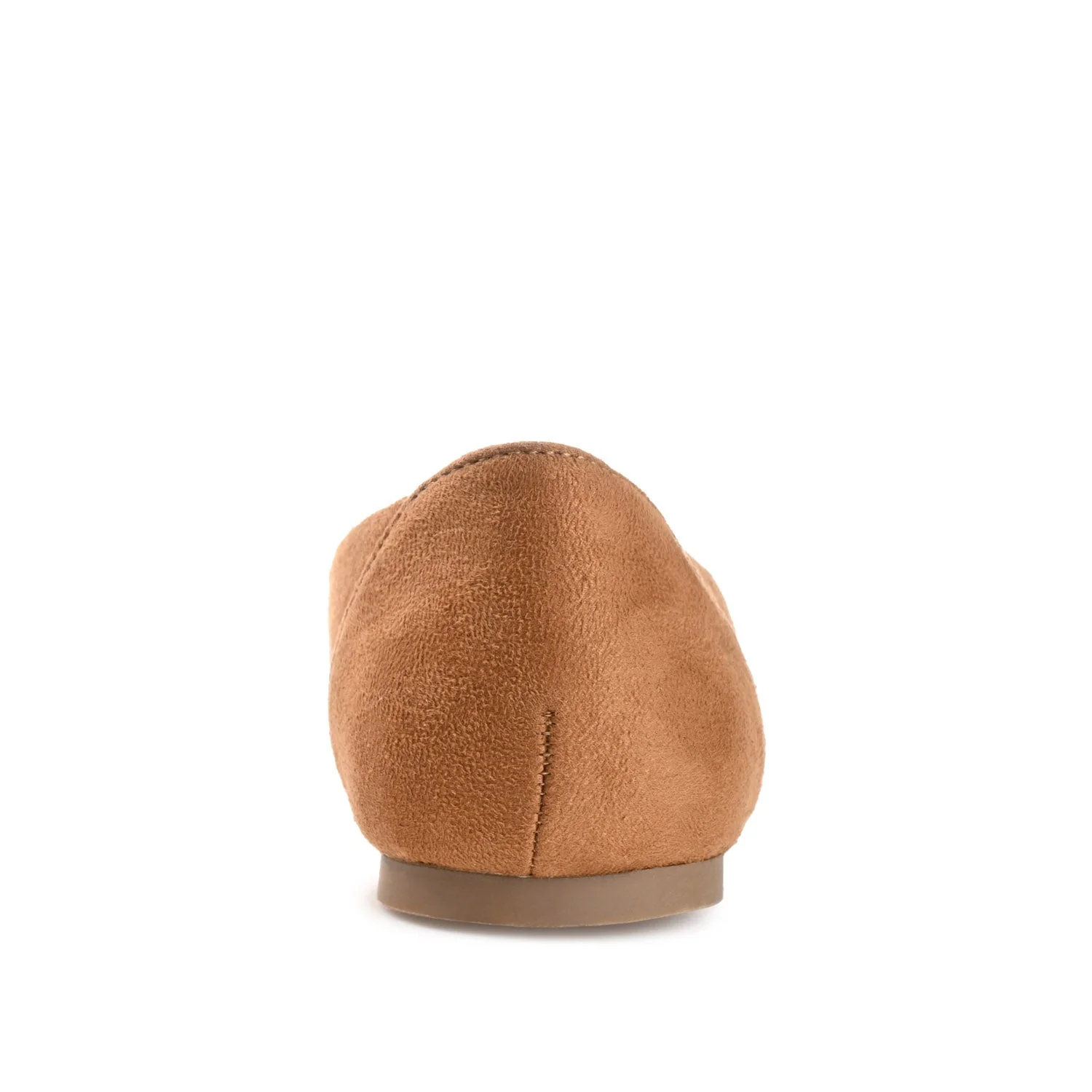 KAVN FAUX SUEDE FLATS IN WIDE - Tan - Image 7