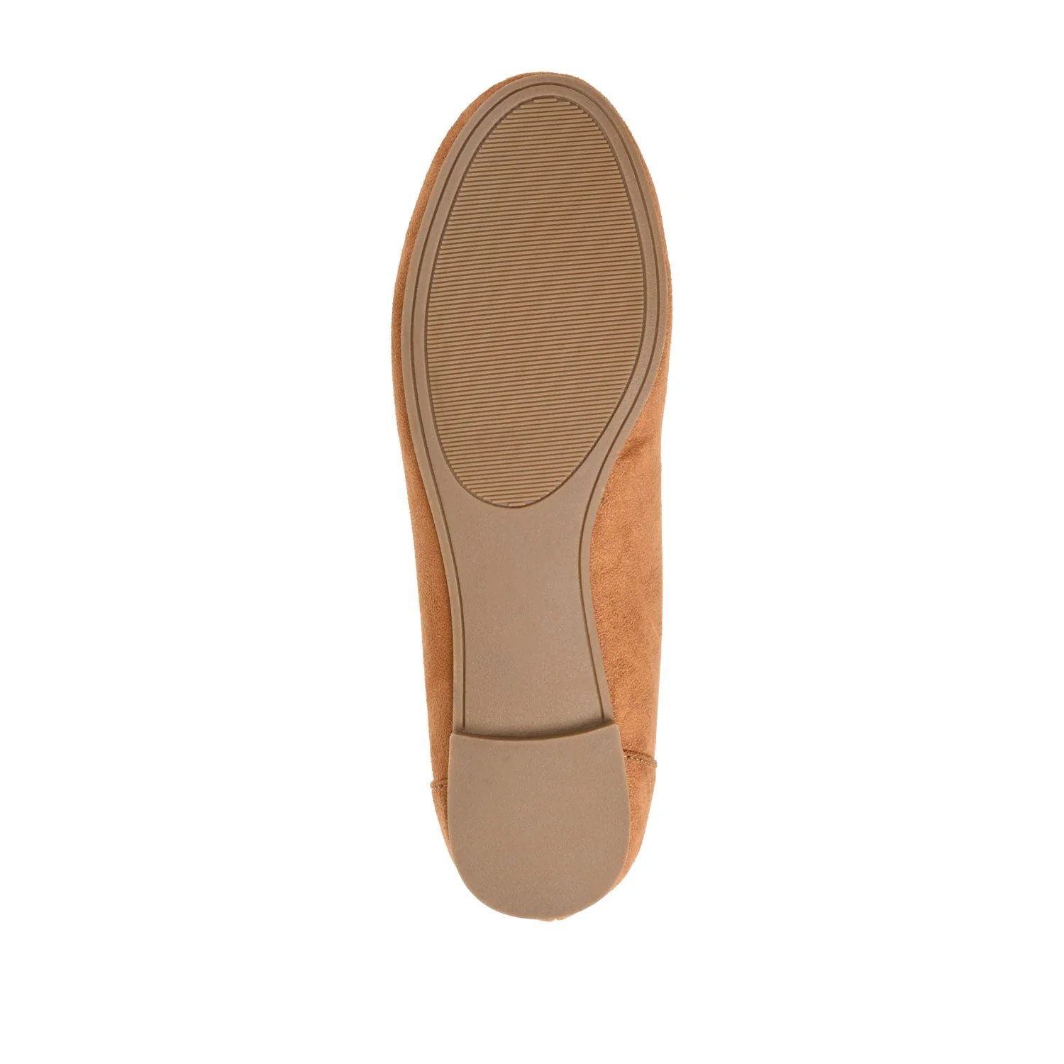 KAVN FAUX SUEDE FLATS IN WIDE - Tan - Image 8