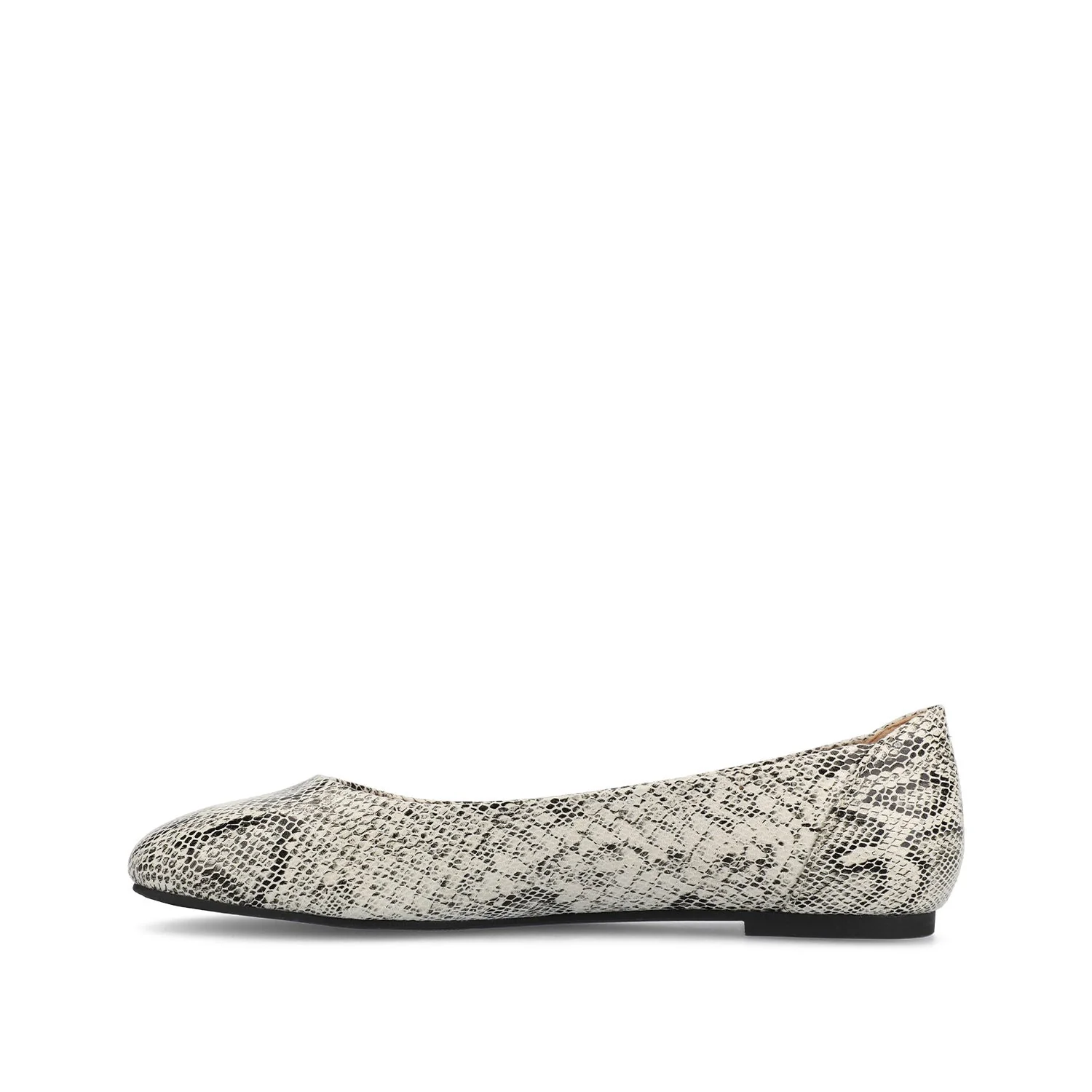 KAVN PATTERNED FLATS IN WIDE - White Snake - Image 3