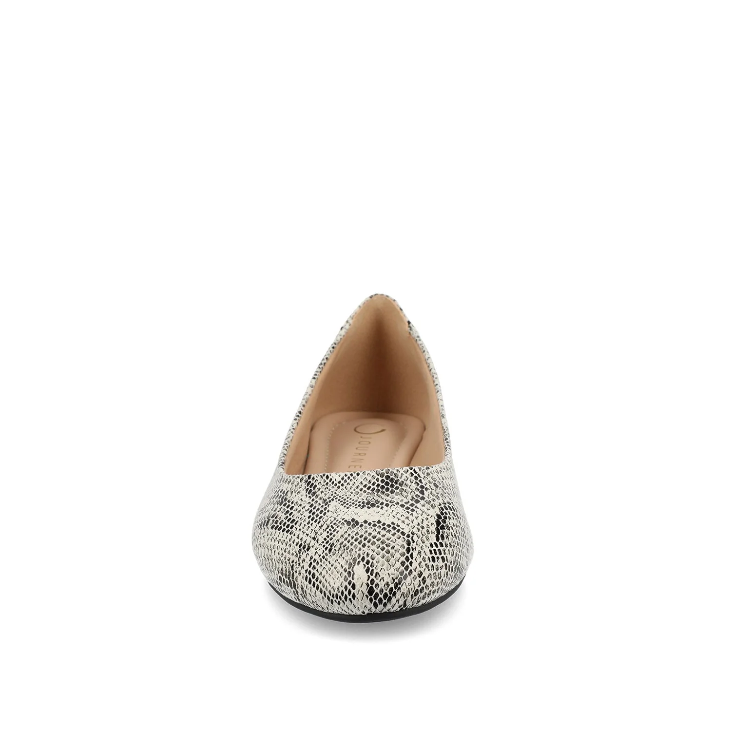KAVN PATTERNED FLATS IN WIDE - White Snake - Image 5