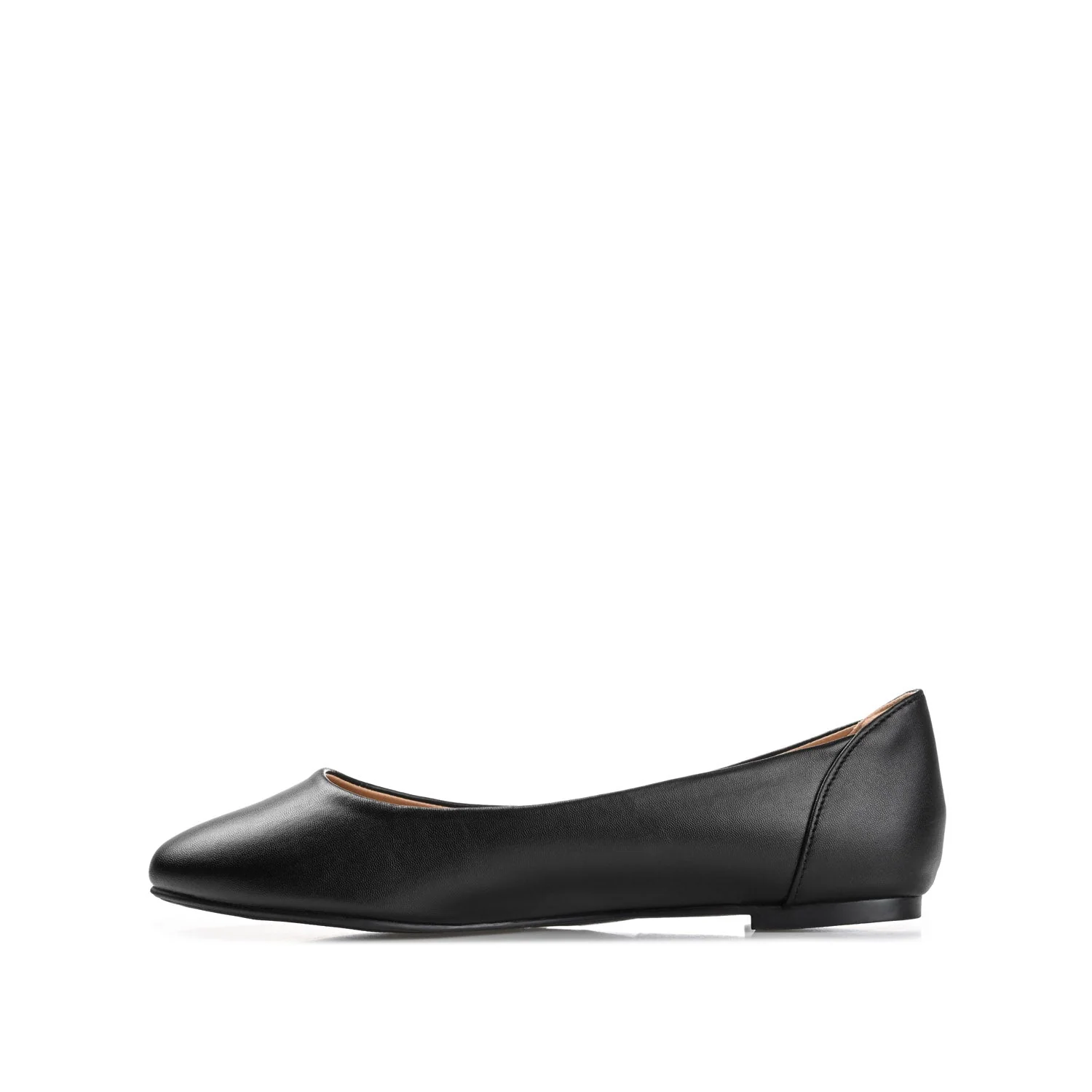 KAVN VEGAN LEATHER FLATS IN WIDE - Black - Image 3