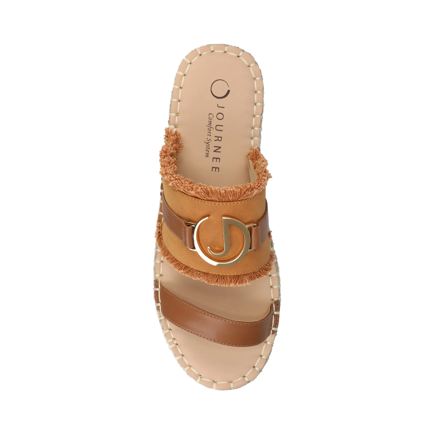 KEELEE ESPADRILLE SANDALS - Cognac - Image 4