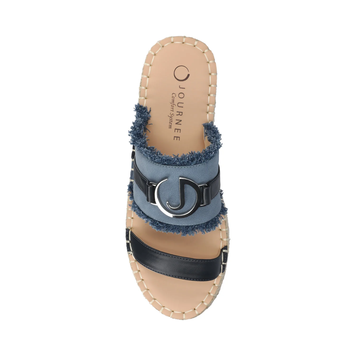 KEELEE ESPADRILLE SANDALS - Navy - Image 5