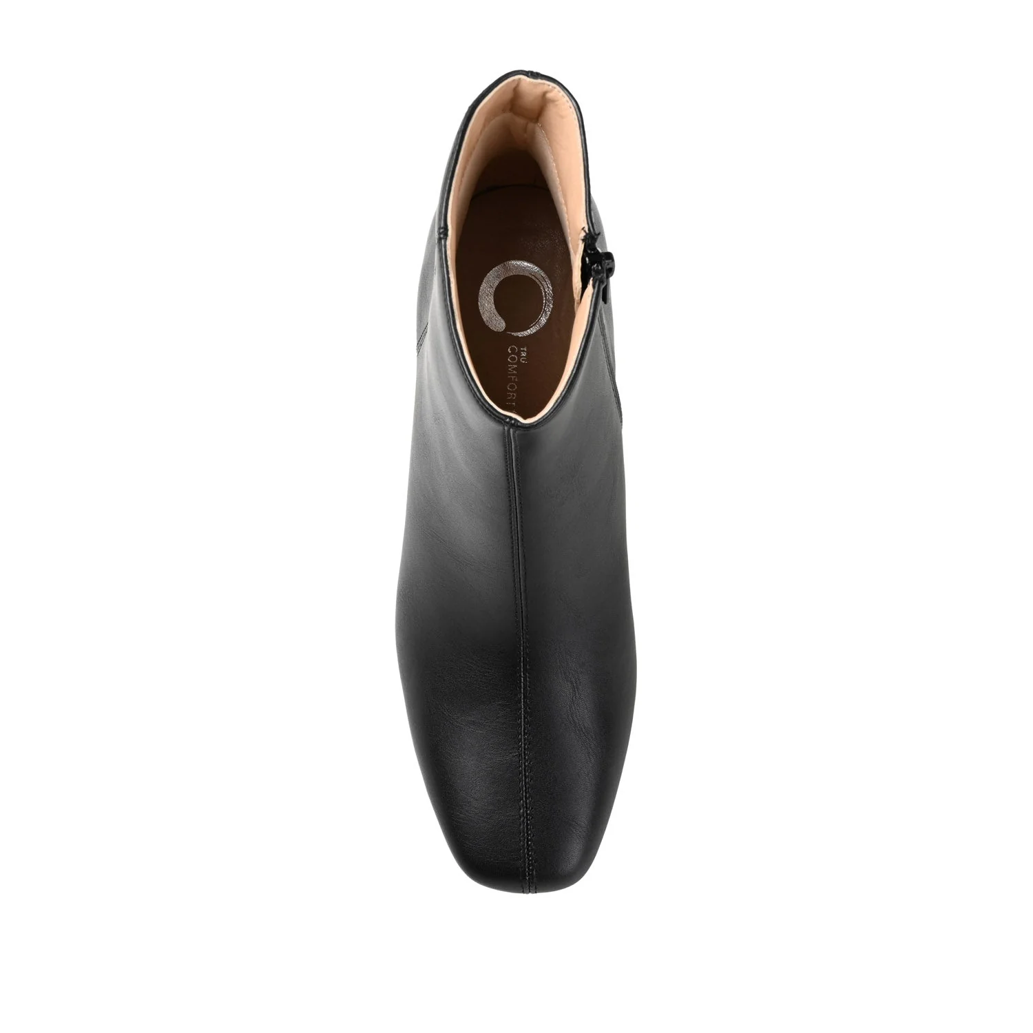 KELSSA POINTED TOE BOOTIES IN VEGAN LEATHER - Black - Image 6