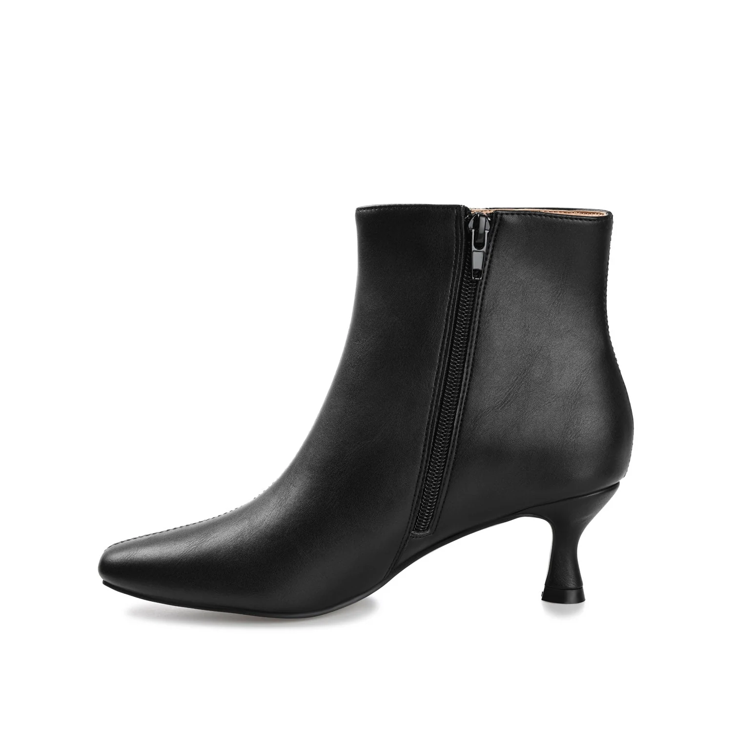 KELSSA POINTED TOE BOOTIES IN WIDE - Black - Image 3