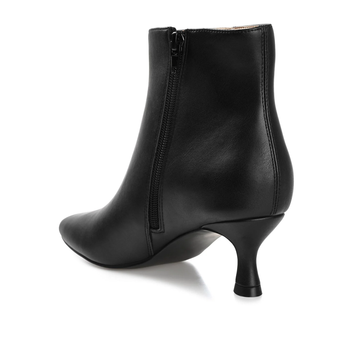 KELSSA POINTED TOE BOOTIES IN WIDE - Black - Image 4