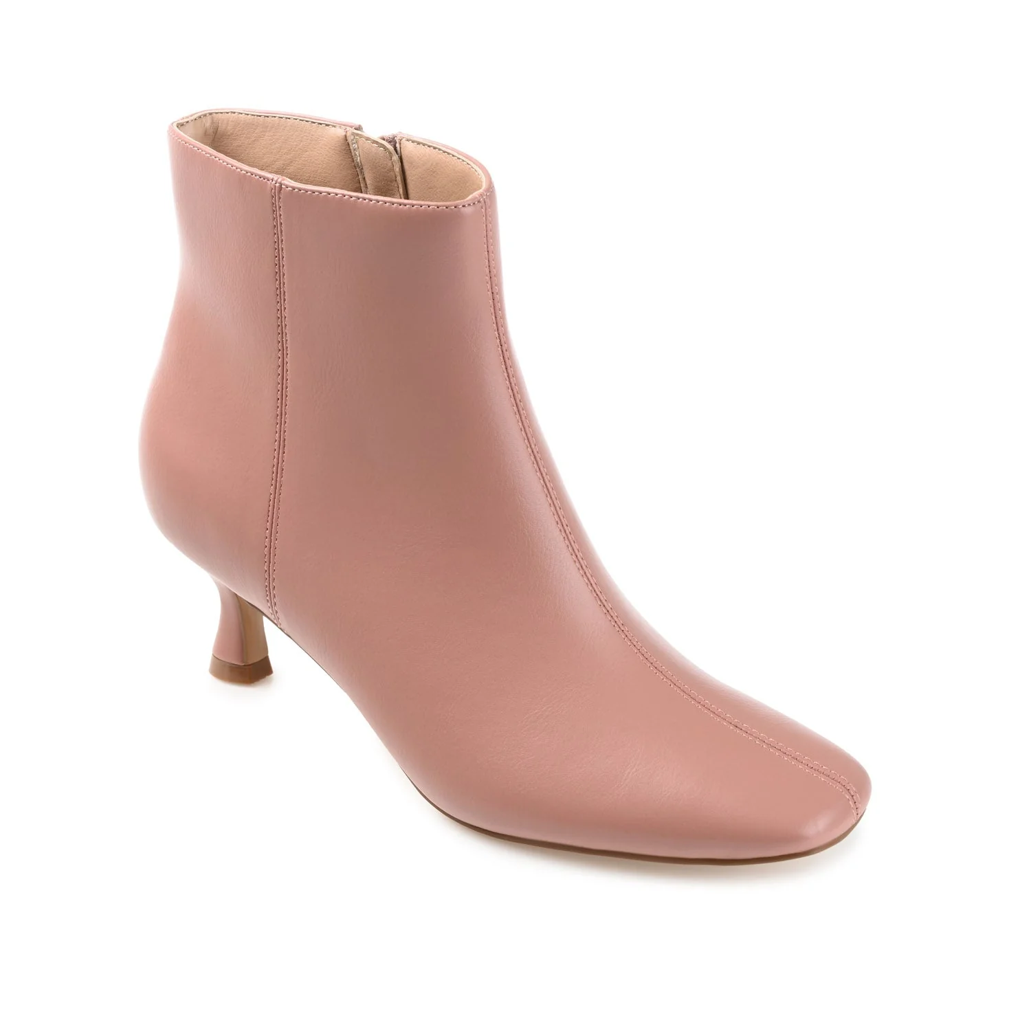 KELSSA POINTED TOE BOOTIES IN WIDE - Blush - Image 2