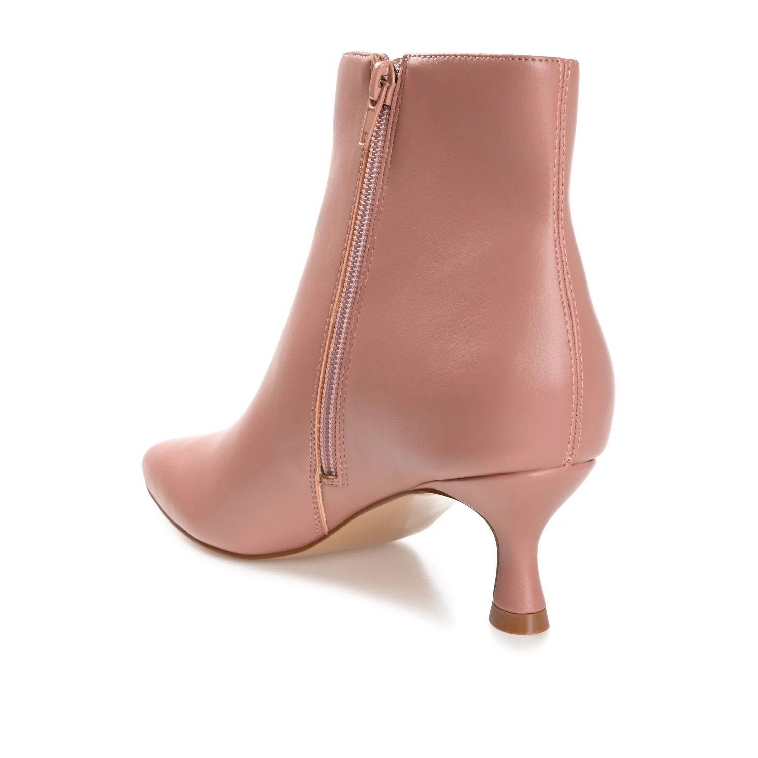 KELSSA POINTED TOE BOOTIES IN WIDE - Blush - Image 4