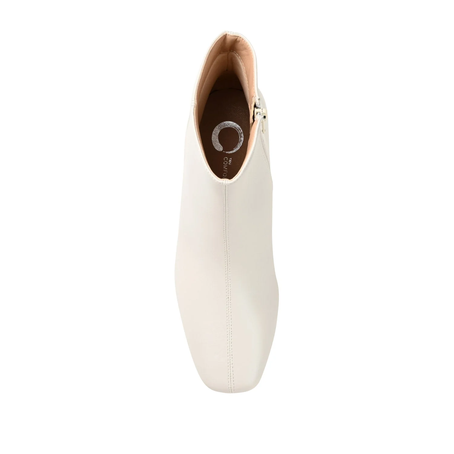 KELSSA POINTED TOE BOOTIES IN WIDE - Bone - Image 6