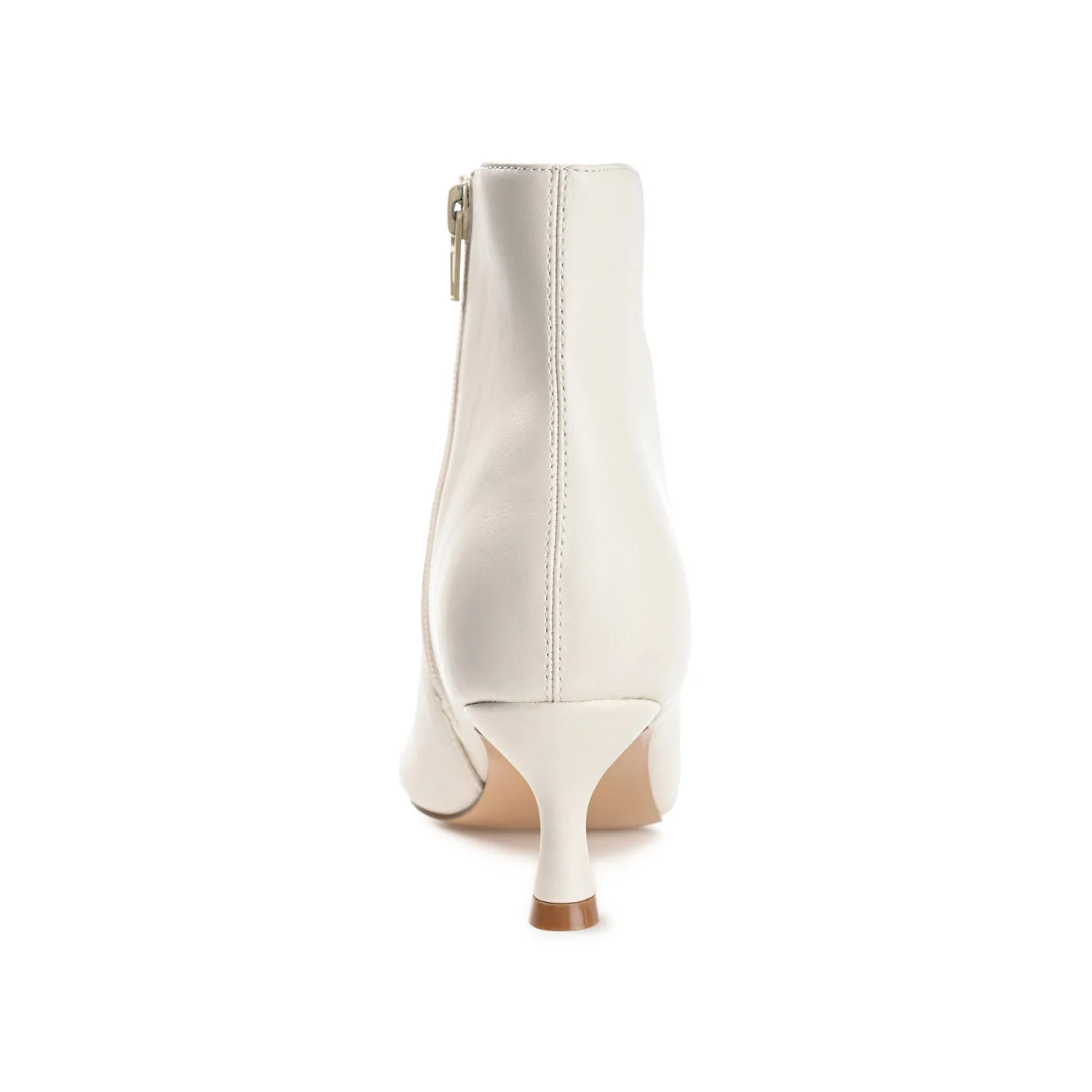 KELSSA POINTED TOE BOOTIES IN WIDE - Bone - Image 7